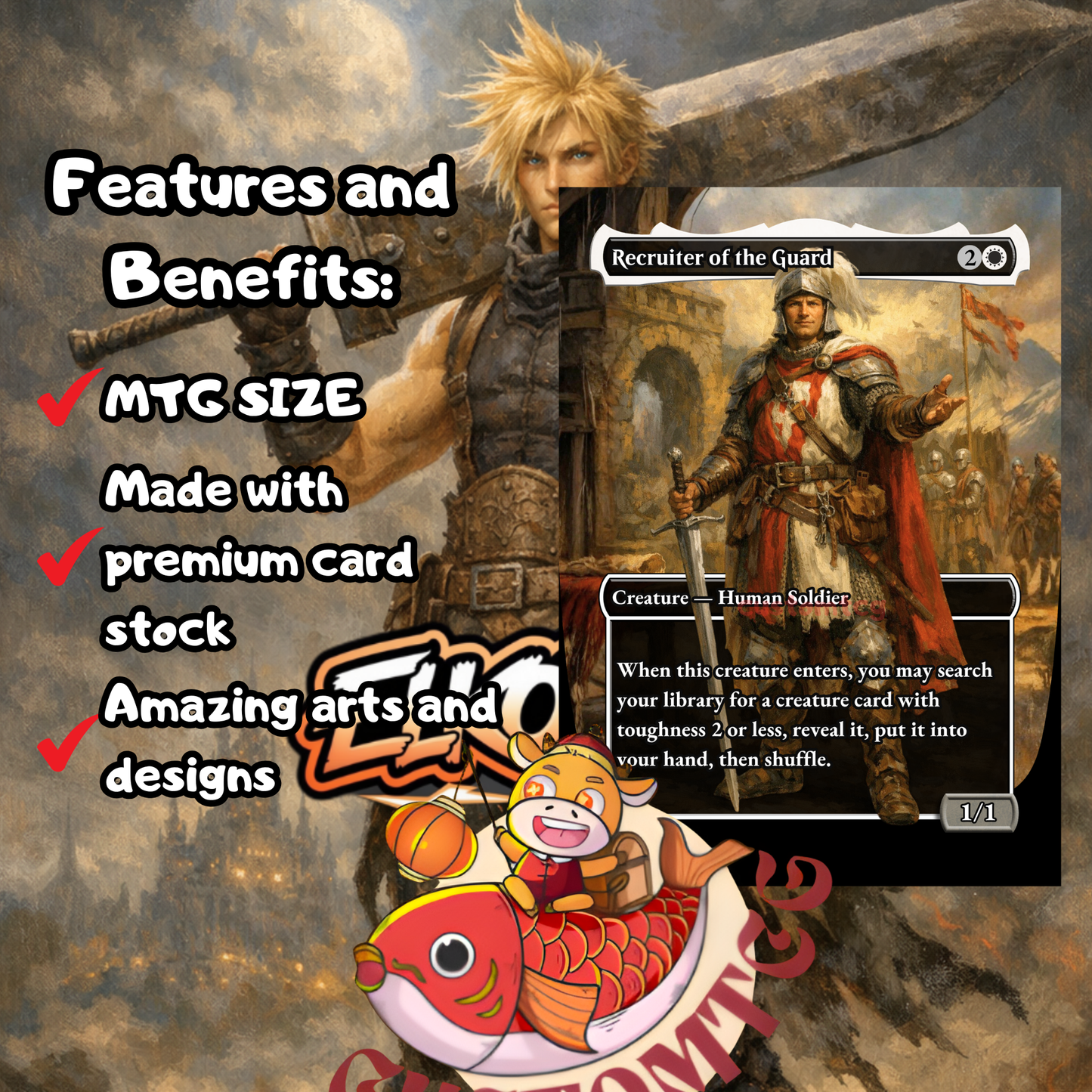 Cloud, Midgar Mercenary custom deck