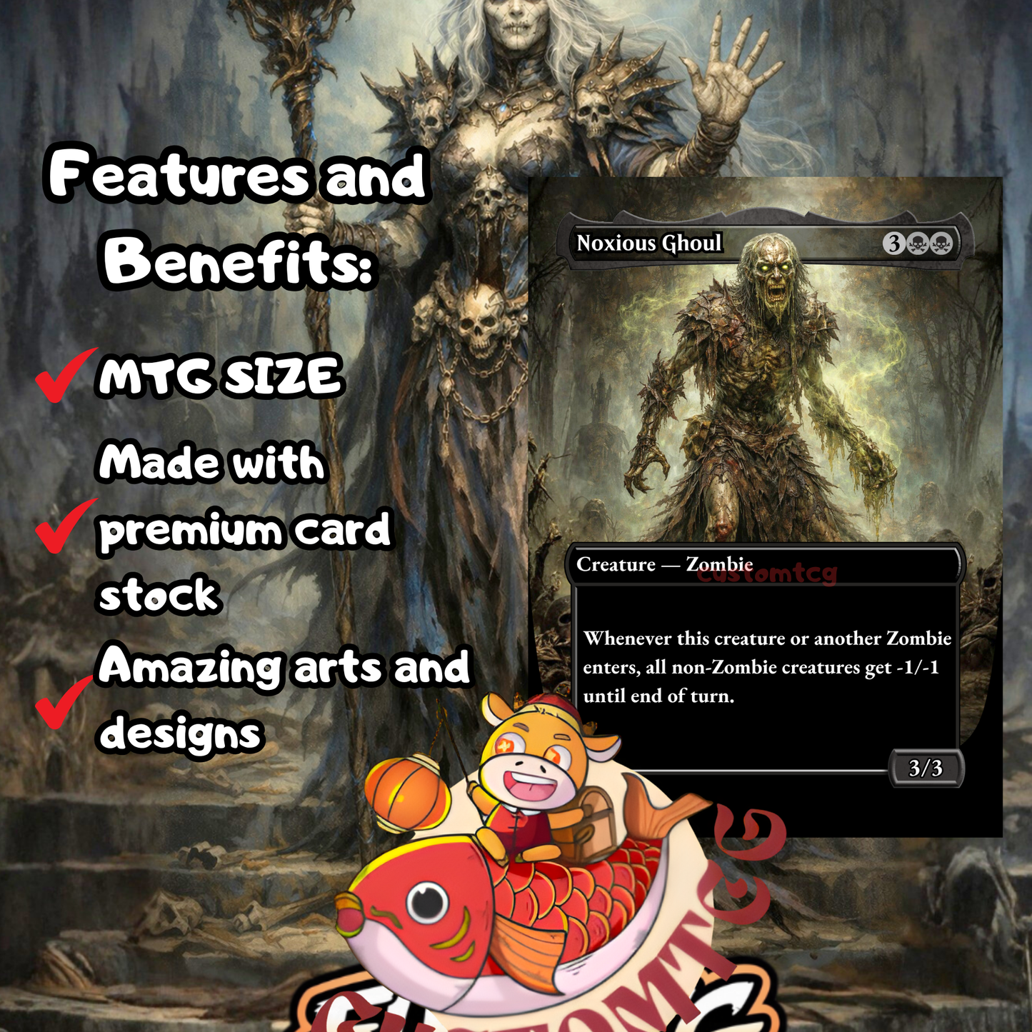 Varina, Lich Queen – Custom Deck  💀🧟