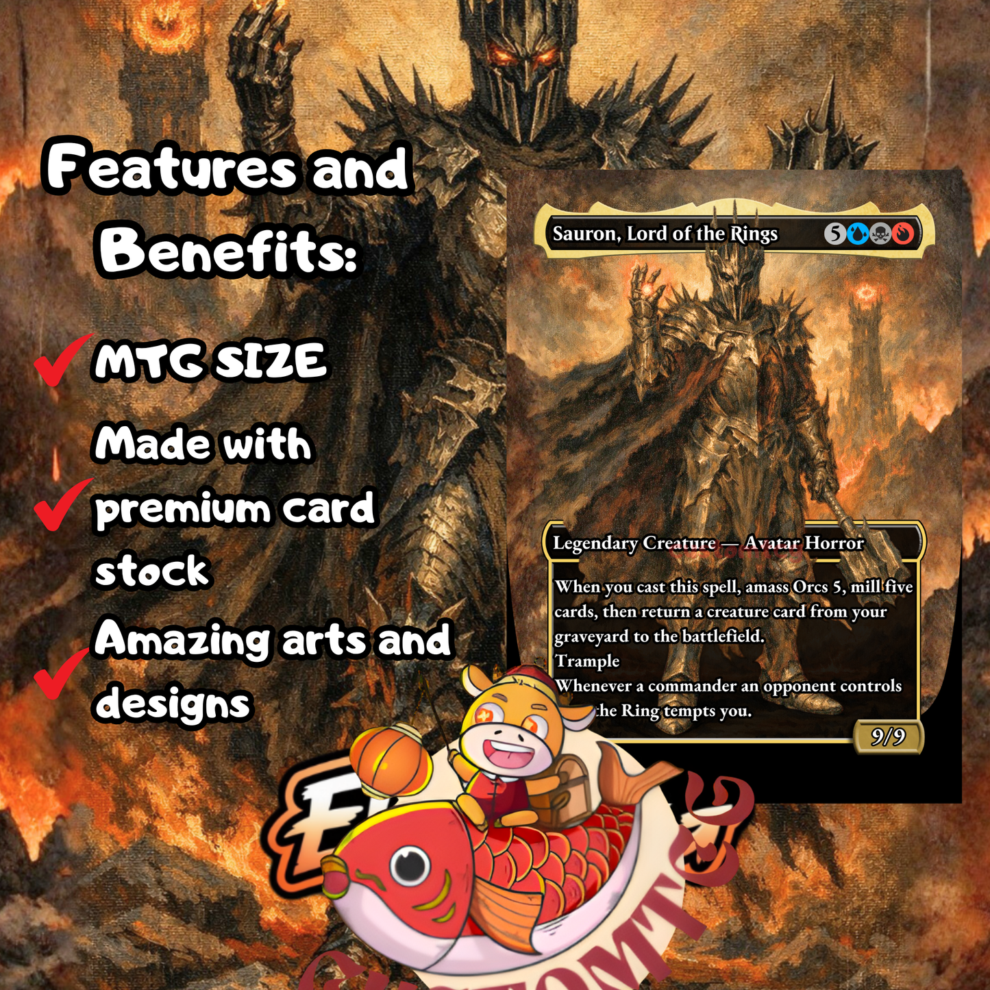 Sauron, the Dark Lord Custom Deck