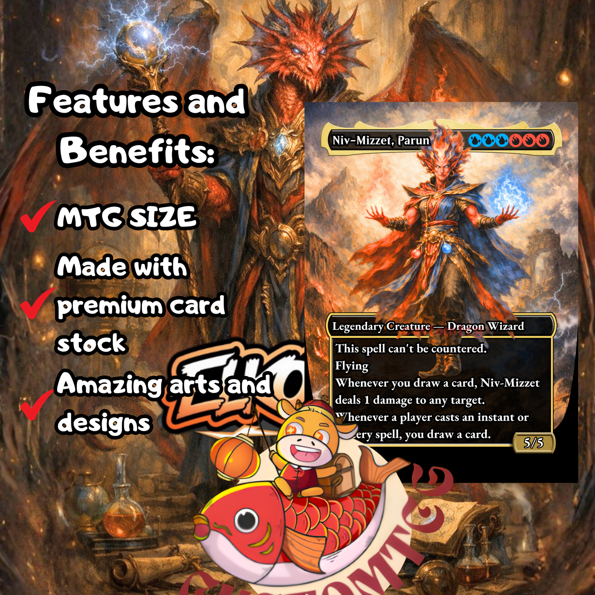 Veyran, Voice of Duality — Custom Deck 🔥 – ElkoyTCG