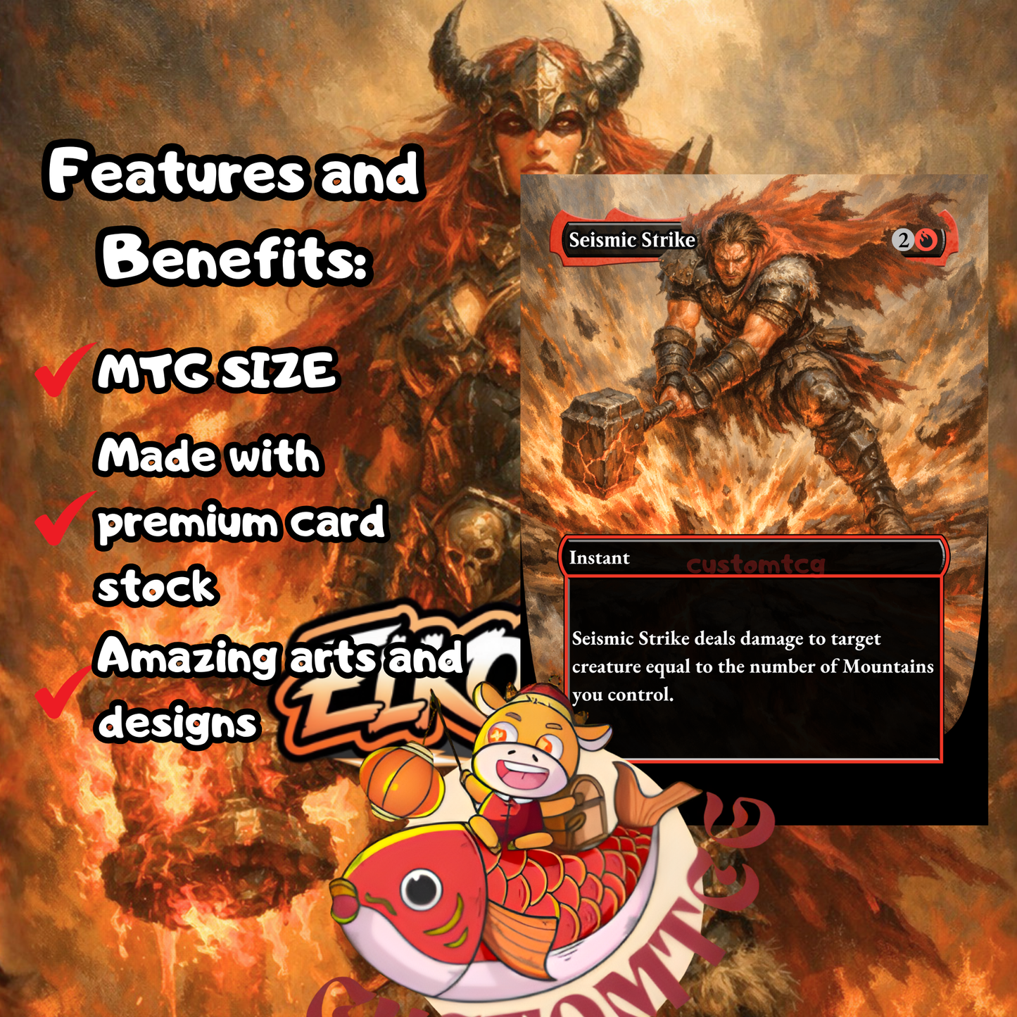 Imodane, the Pyrohammer custom deck