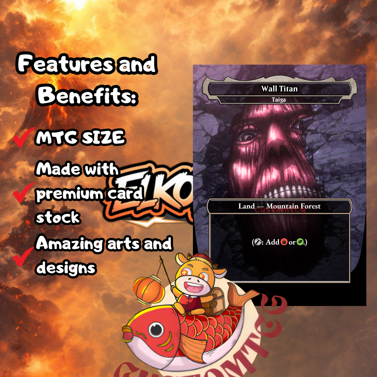 Attack on Titan Custom Deck - ONLY TITANS