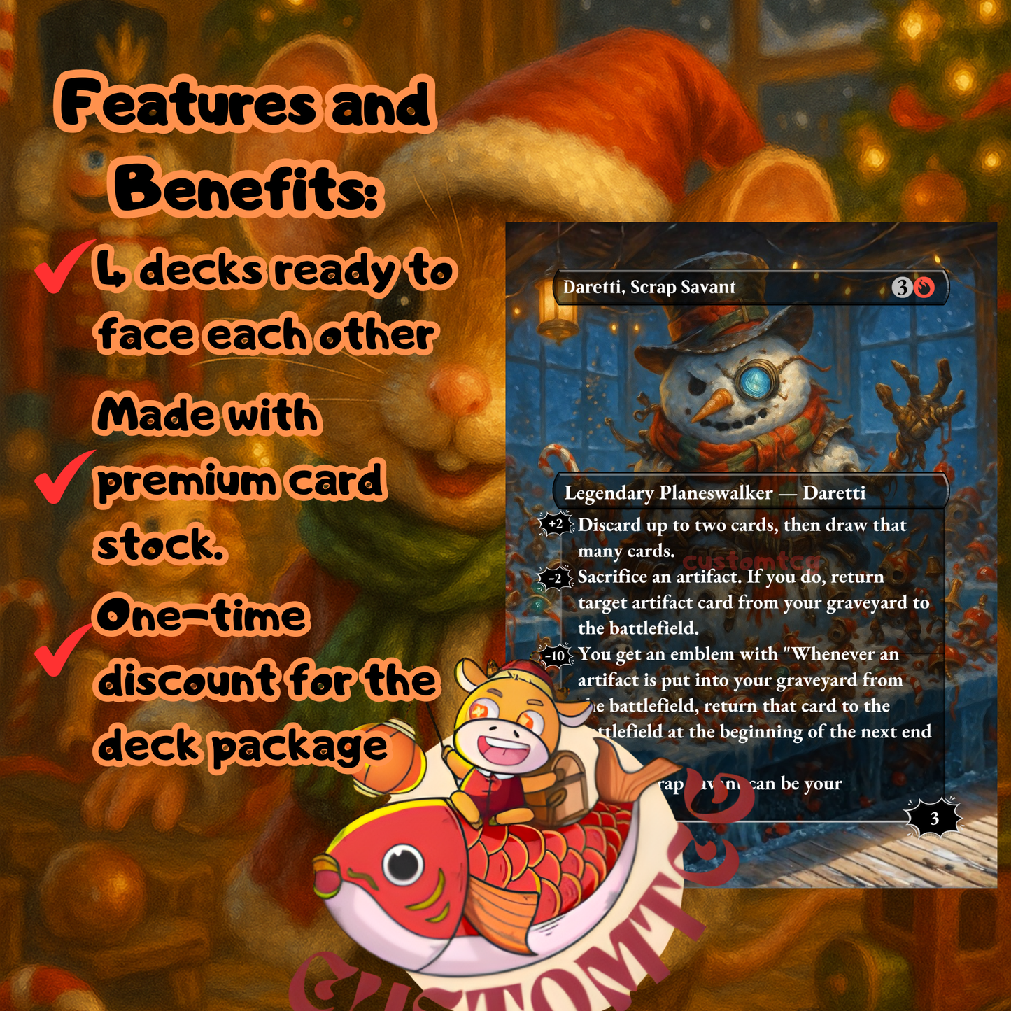 Christmas 2025 Commander Bundle – 4 Decks + 1 Free