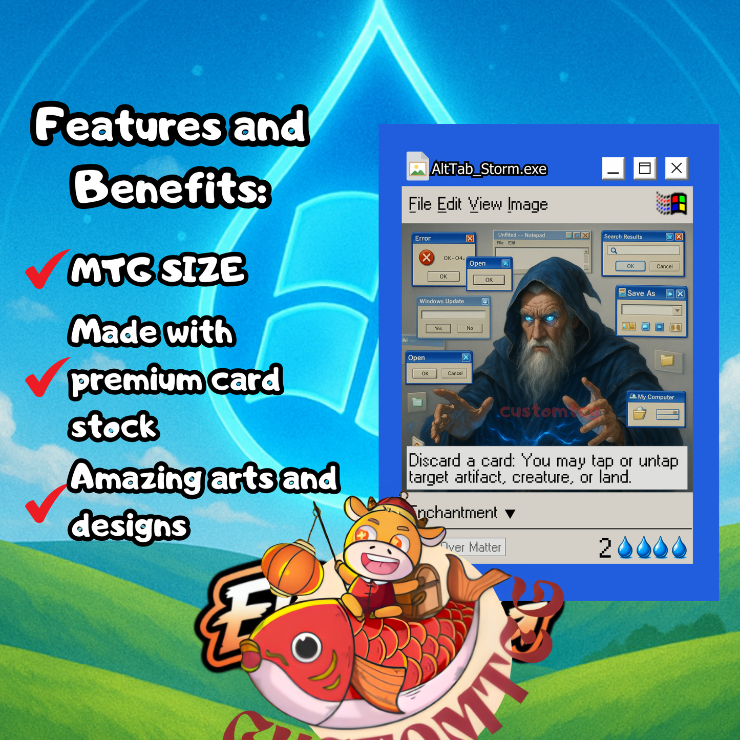 🪟 Azami XP Custom Deck — DROP 1.1
