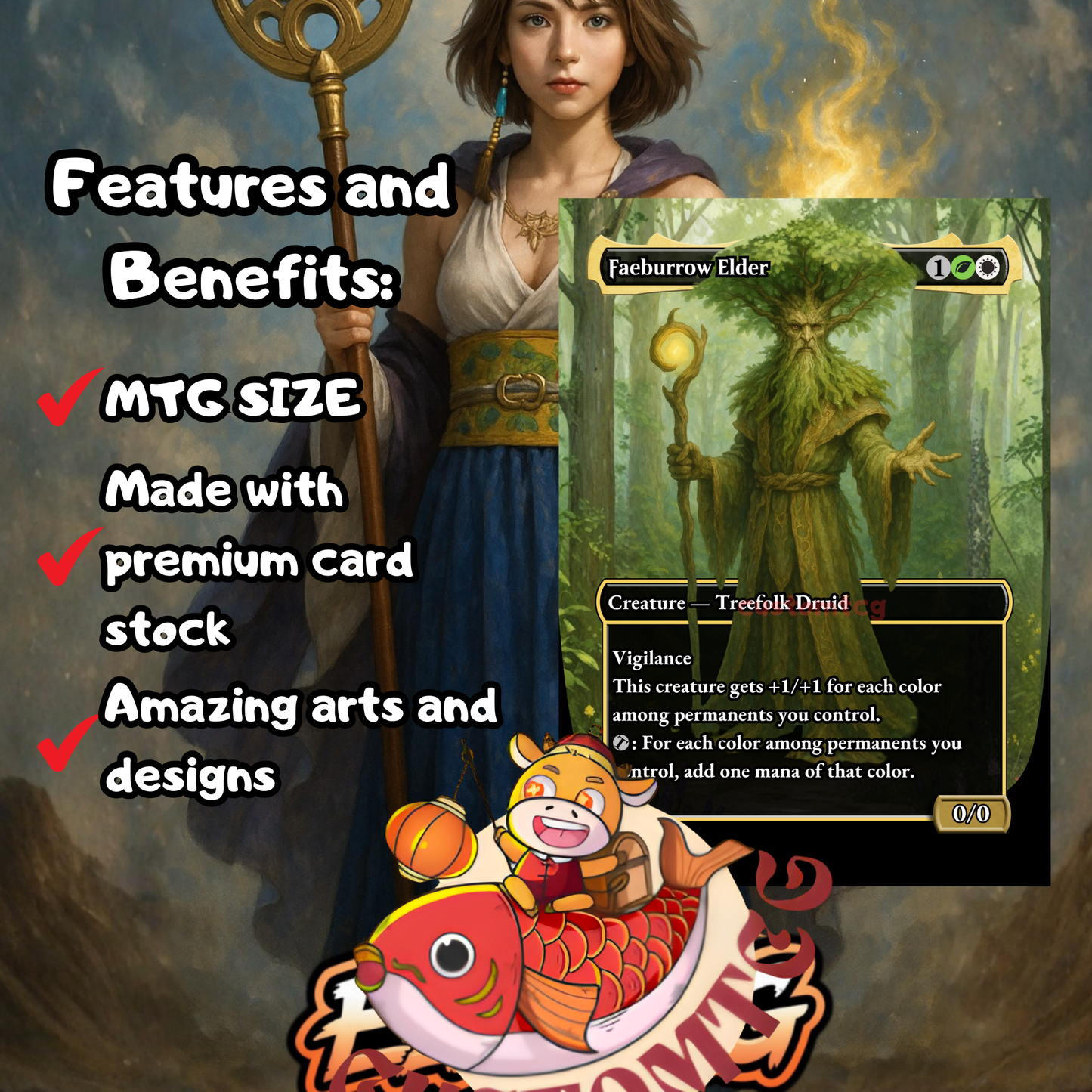 ✨ Yuna, Grand Summoner — Custom Deck