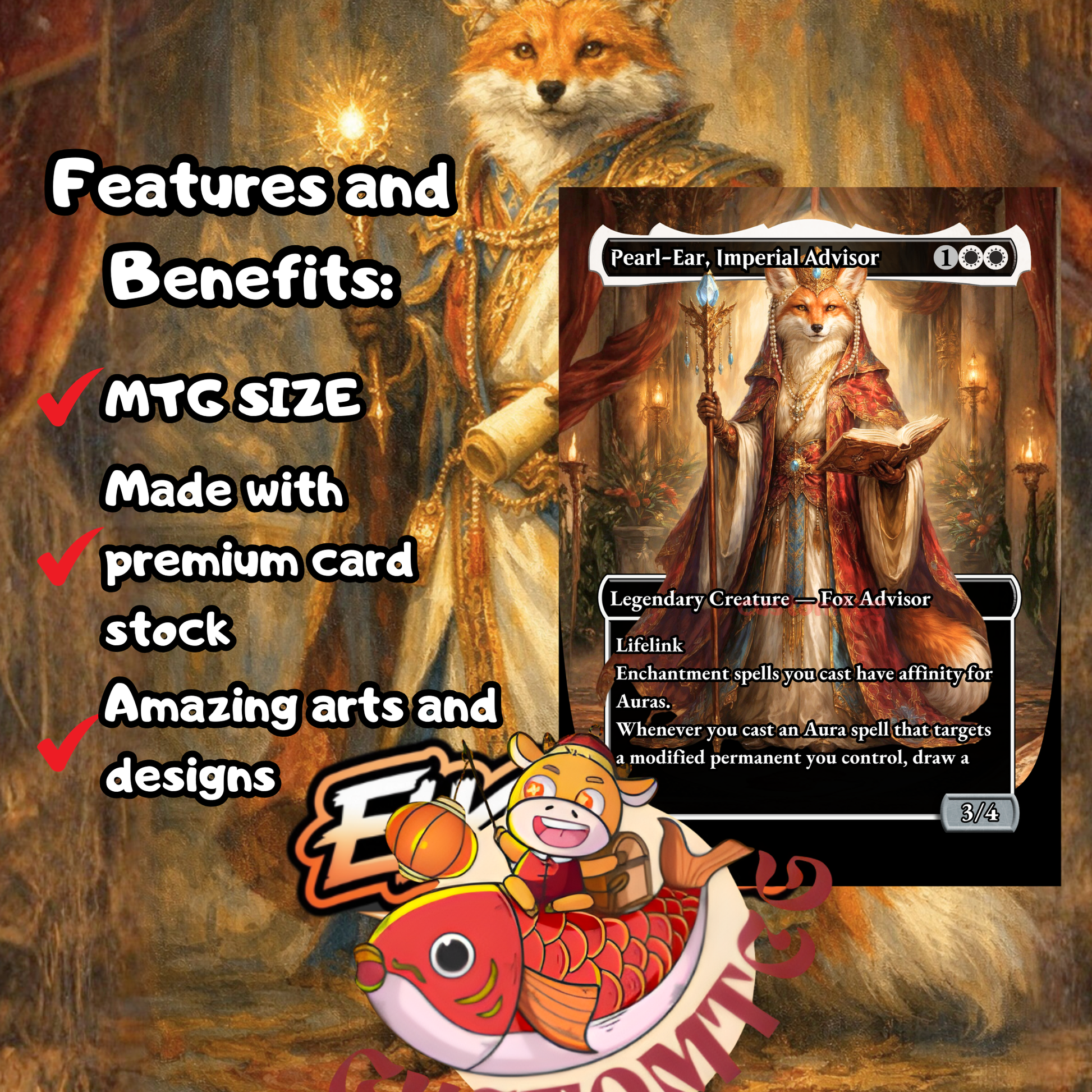 light paws mtg commander deck Light-Paws, Emperor's Voice — Commander Deck 🦊✨ – ElkoyTCG