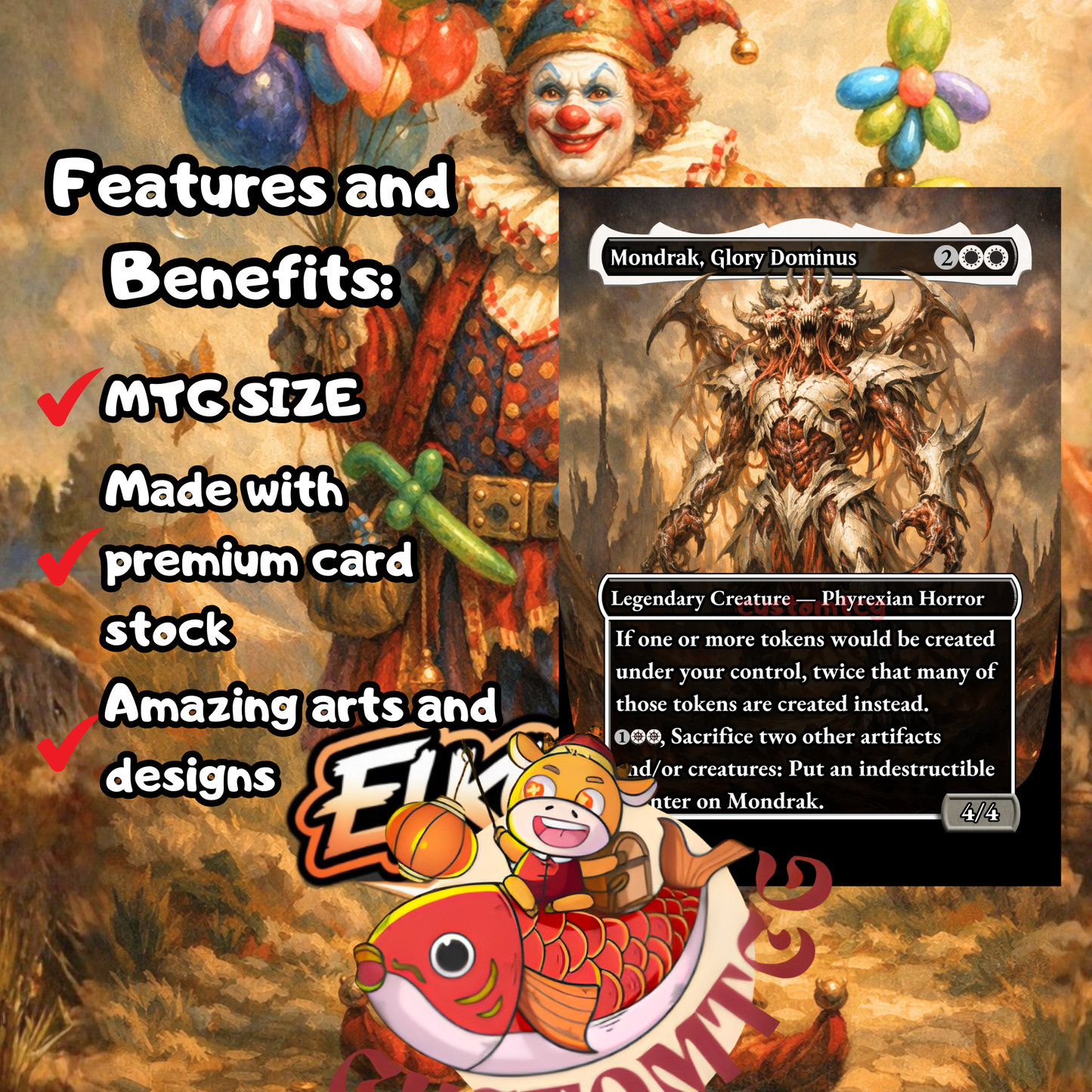 The Jolly Balloon Man Custom Deck