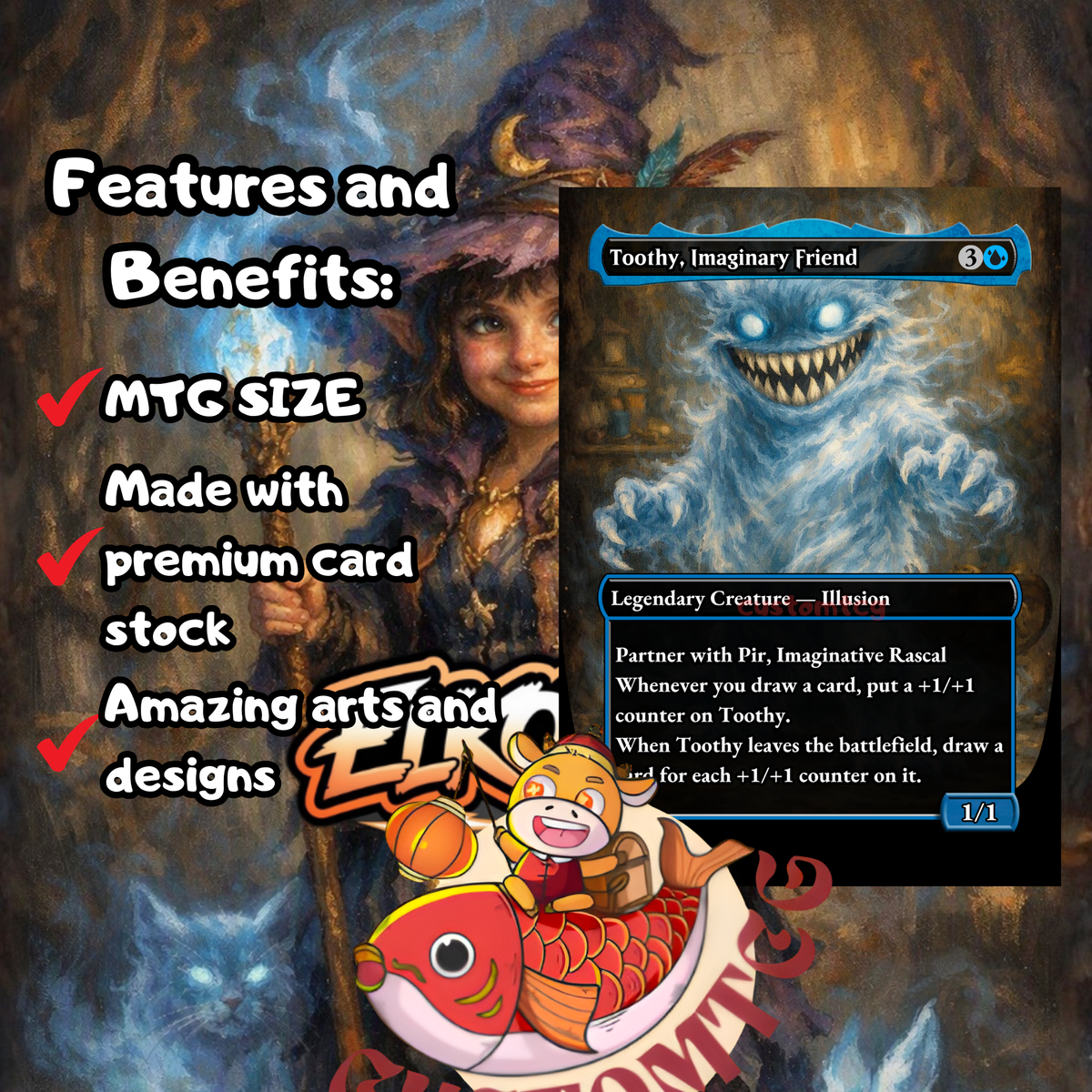 MINN, WILY ILLUSIONIST — Mono-Blue Illusions & Card-Draw Custom Deck
