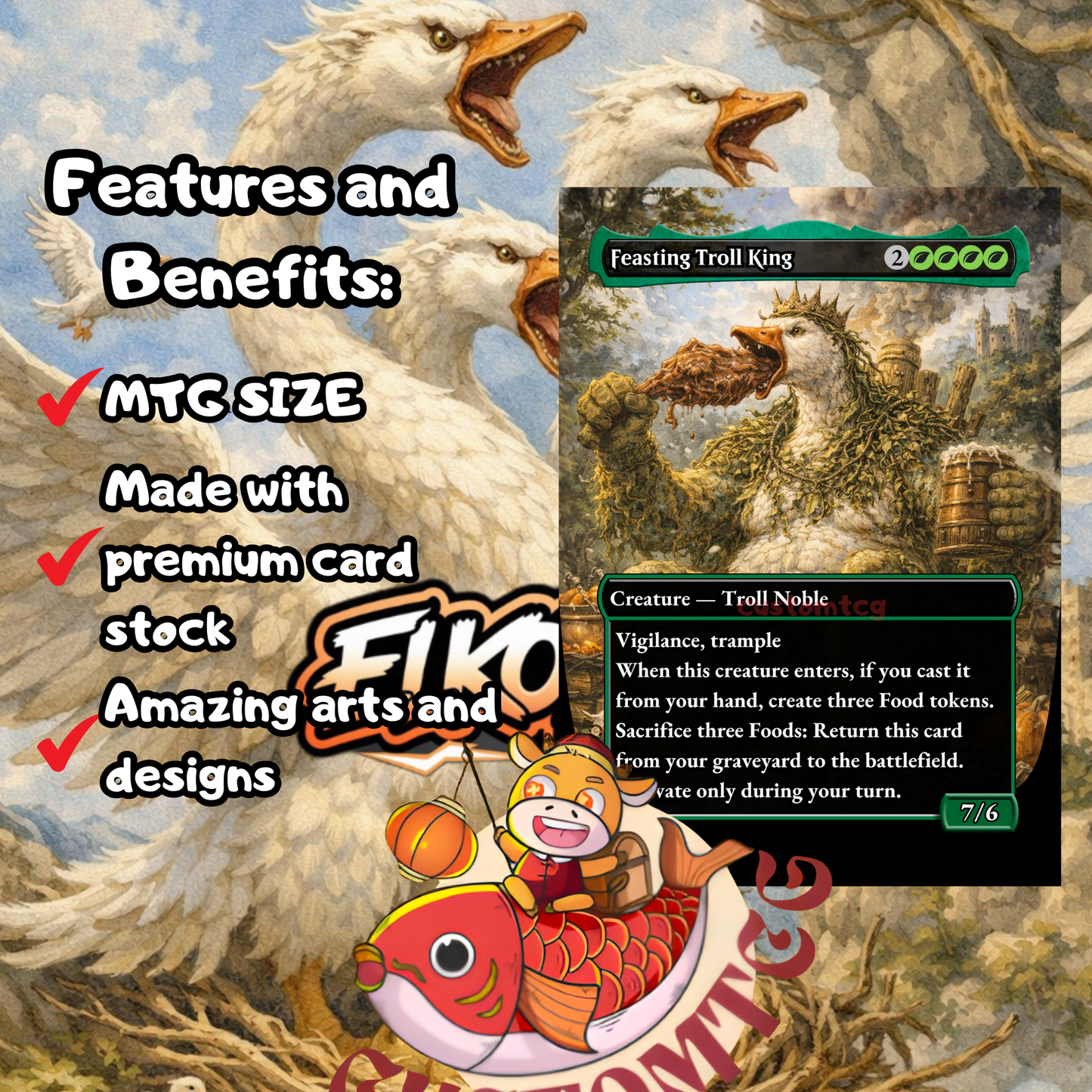 The Goose Mother Custom Deck