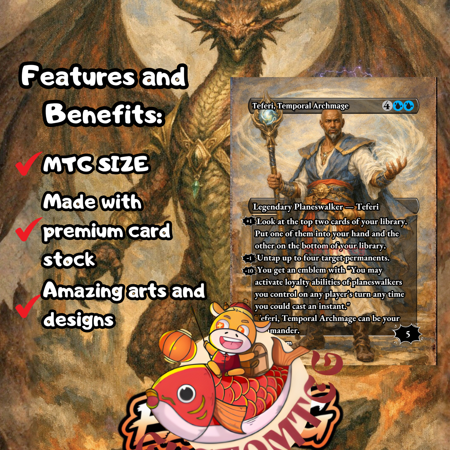 Nicol Bolas, the Ravager Custom Deck