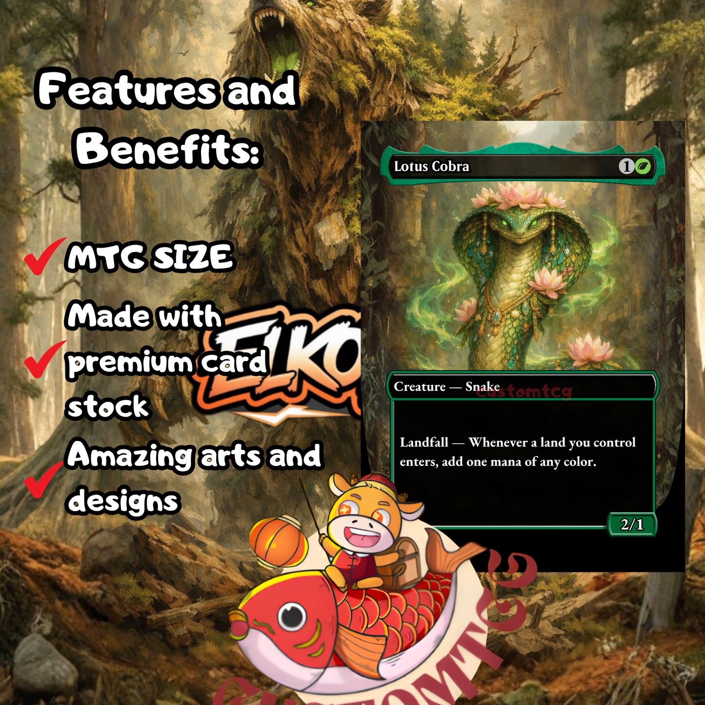 Lumra, Bellow of the Woods Custom Deck