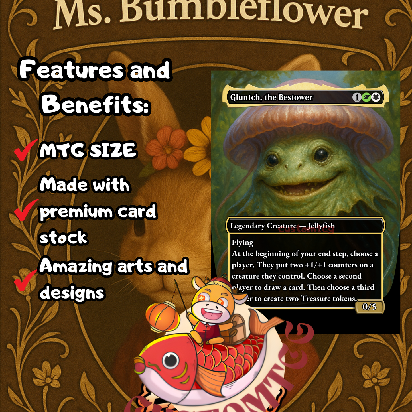 Ms. Bumbleflower — Top 48 Commander Showcase 🌼🐰
