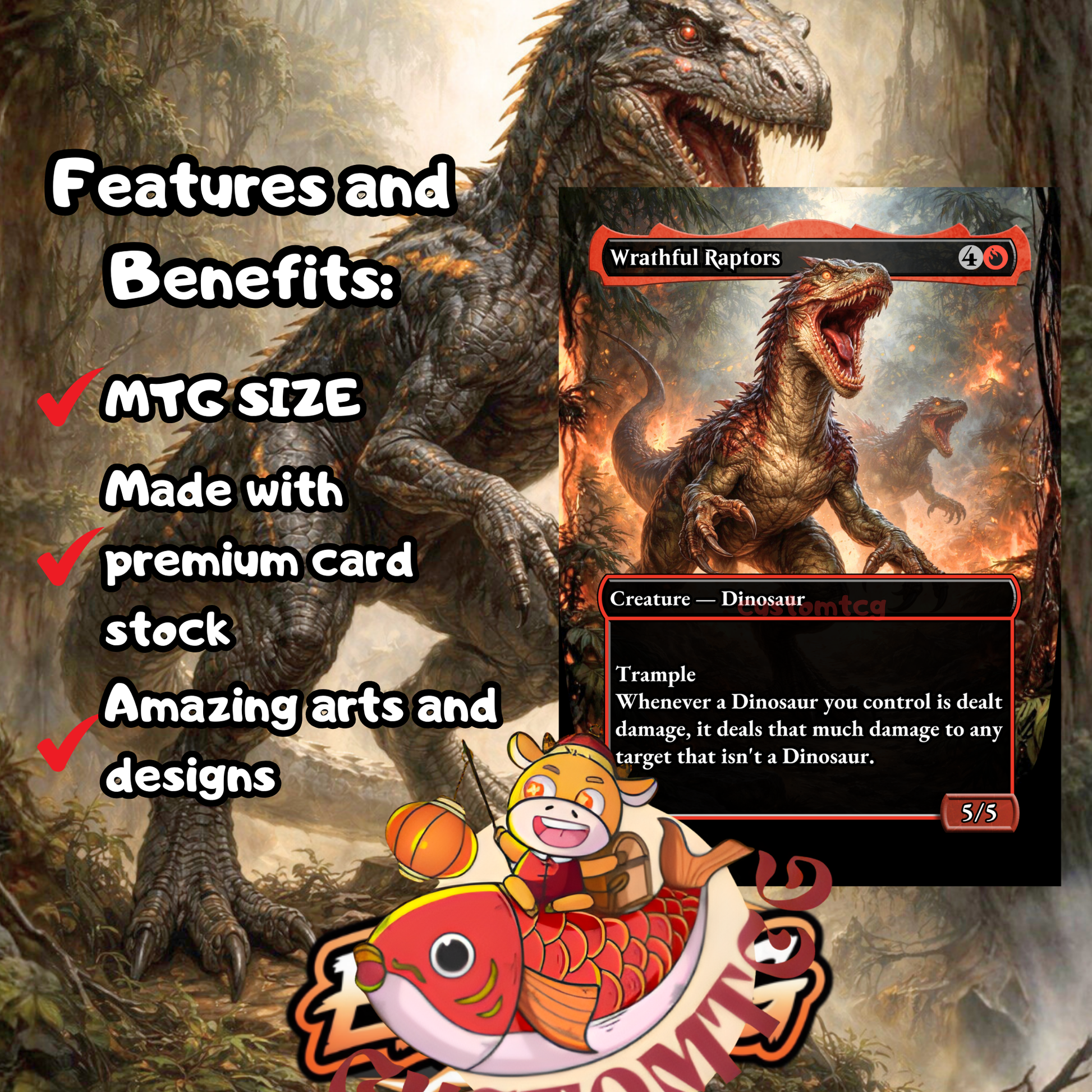 Indoraptor, the Perfect Hybrid Custom Deck – ElkoyTCG