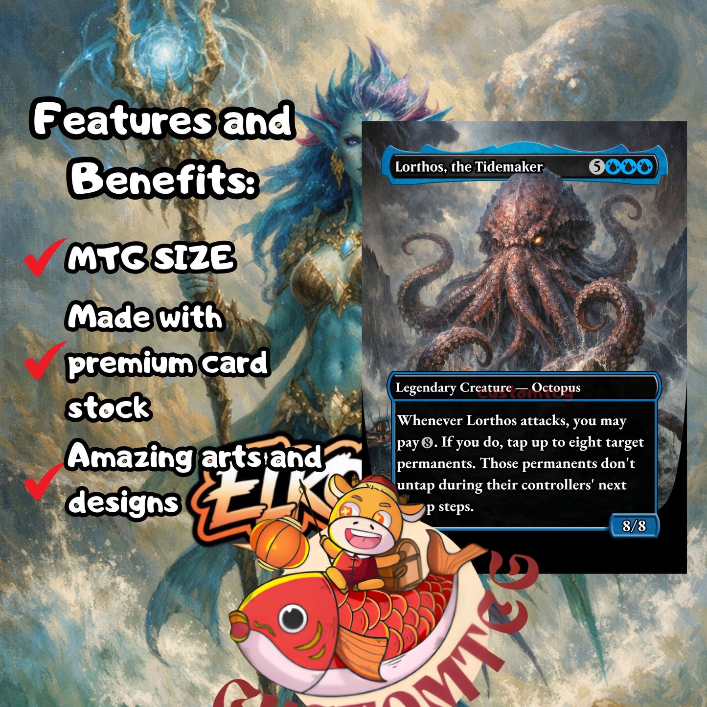 Kiora, Sovereign of the Deep Custom Deck