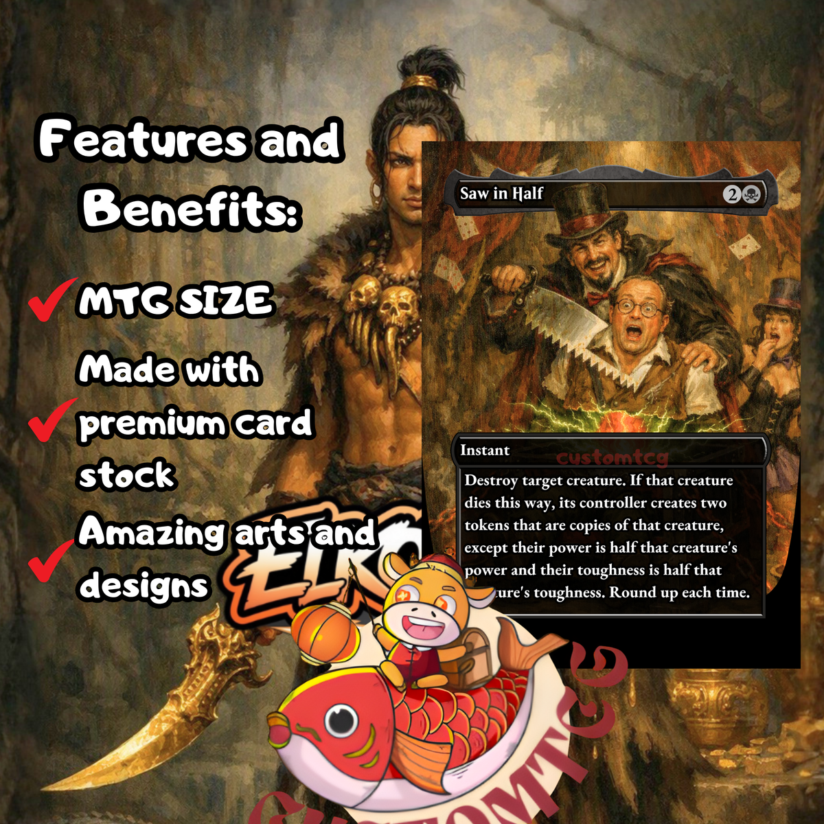 Tasigur, the Golden Fang Custom Deck