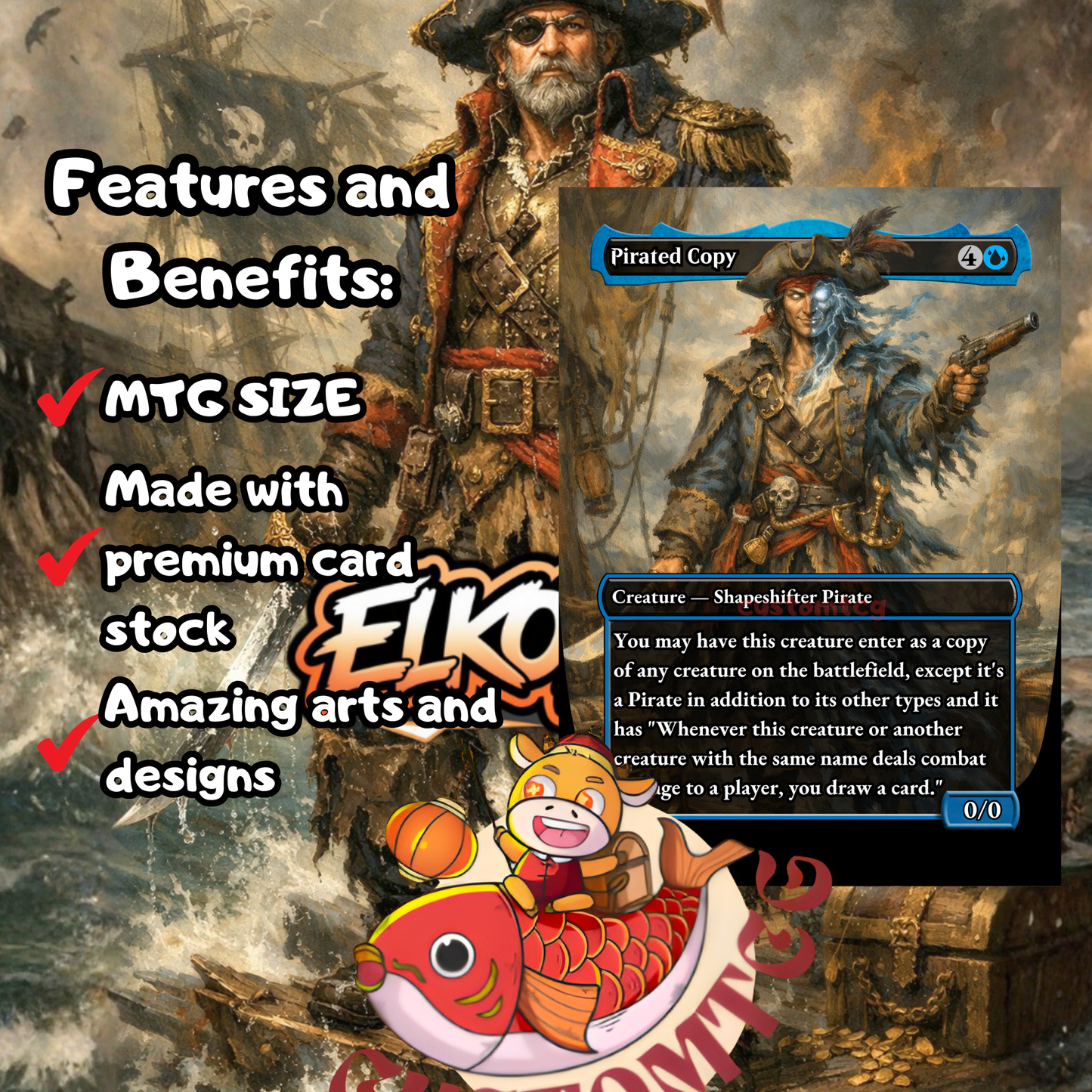 Admiral Brass, Unsinkable Custom Deck