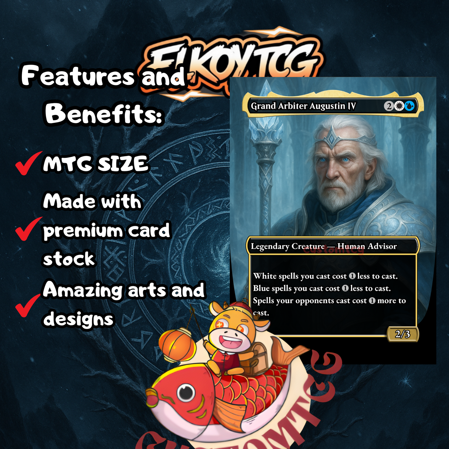 Hylda of the Icy Crown – Frost-Lock Custom Deck