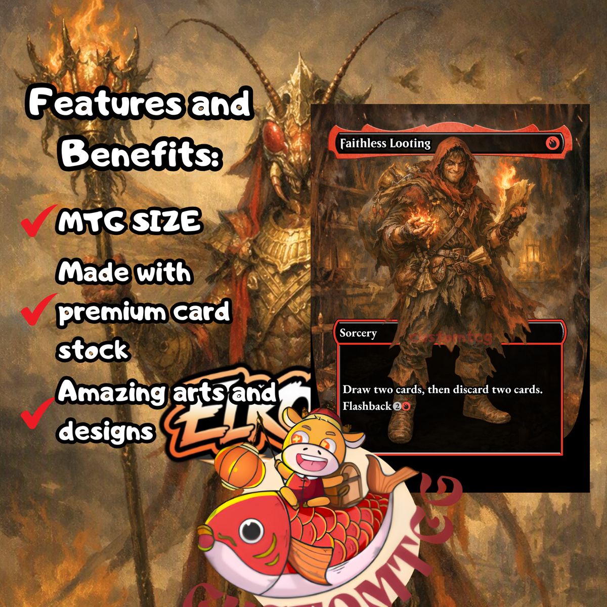 The Locust God V2 Custom Deck