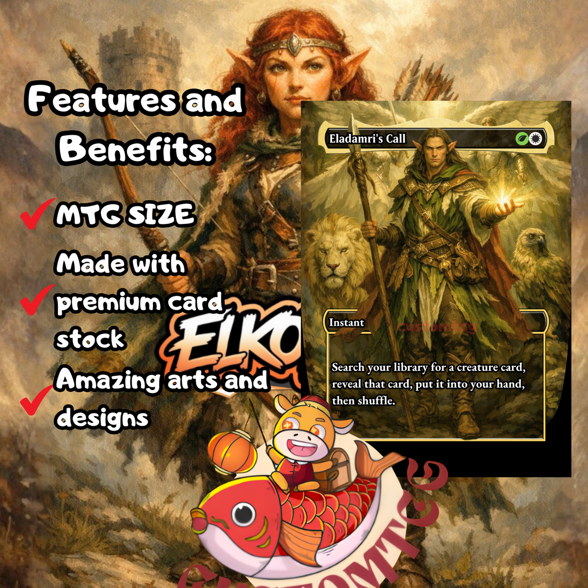 Brigid, Clachan's Heart — Selesnya Creature Toolbox Custom Deck
