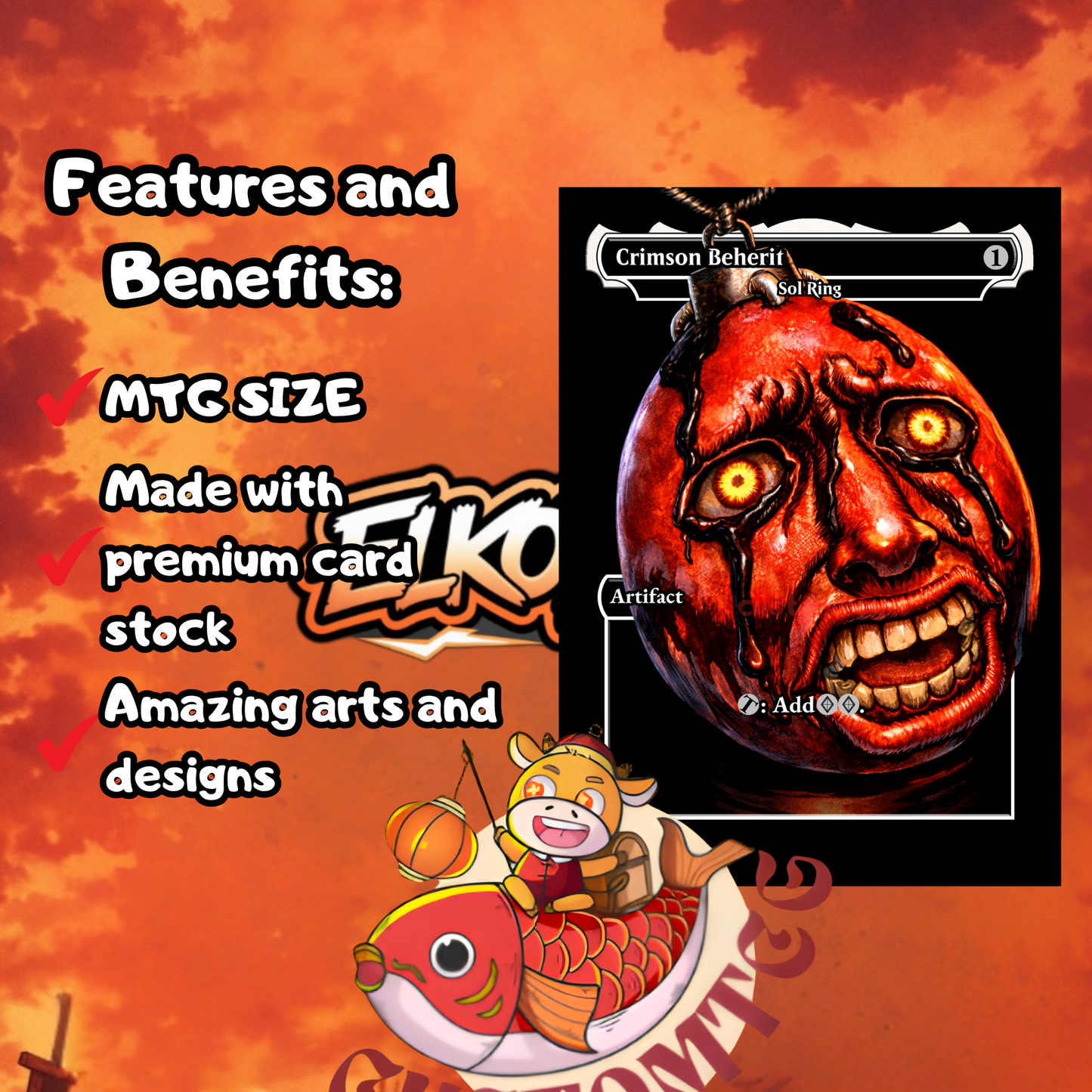 Berserk V4 Custom Deck – Manga Colored Style