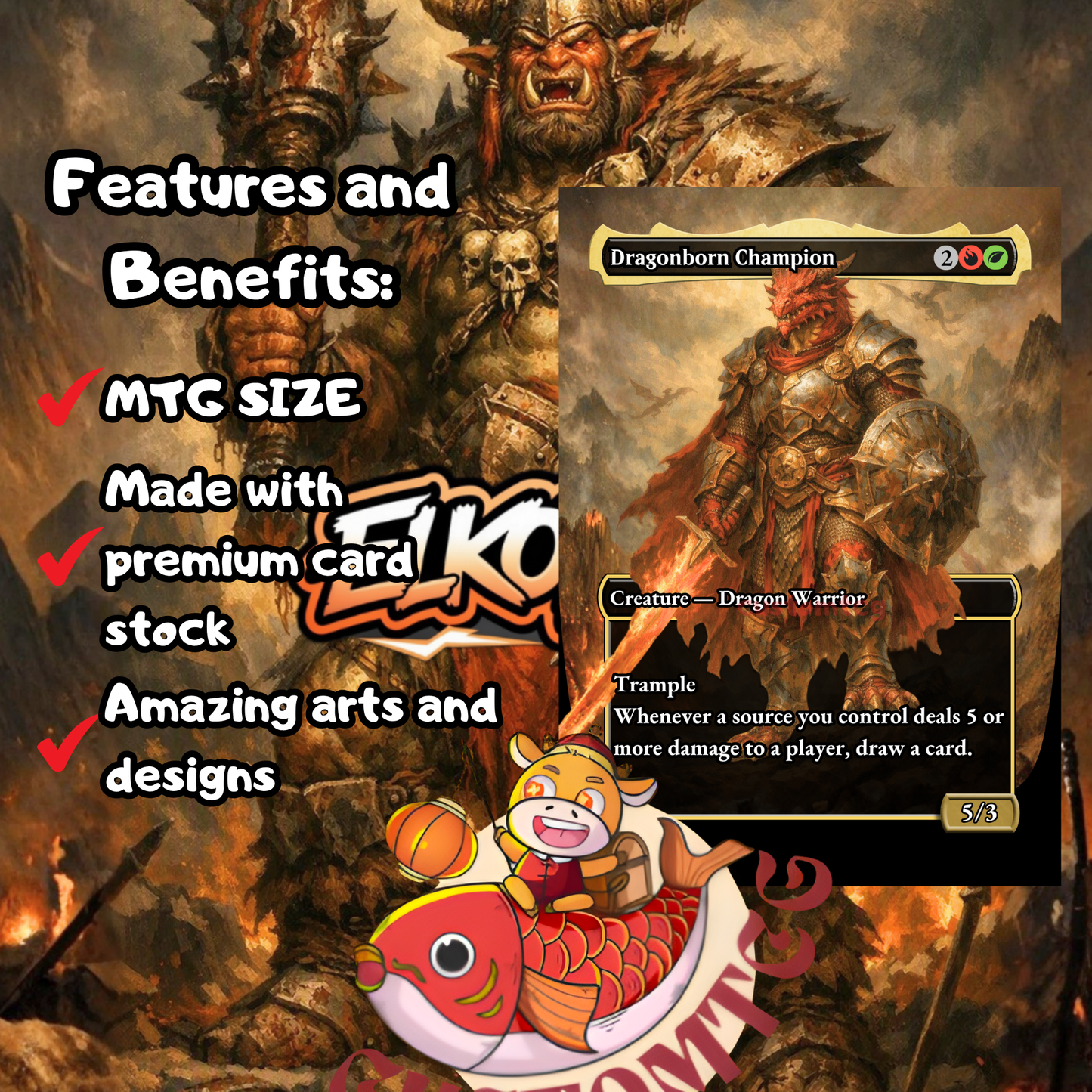 Ruric Thar, the Unbowed Custom Deck