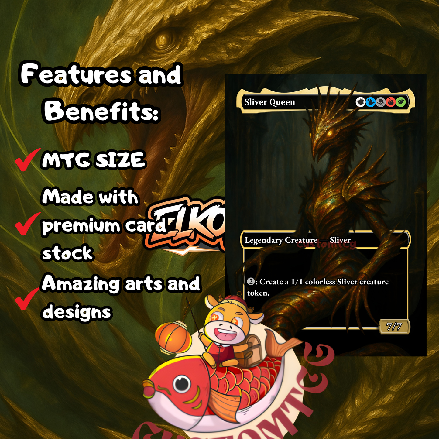 The First Sliver Custom Deck 🌟 - Bestseller 2024