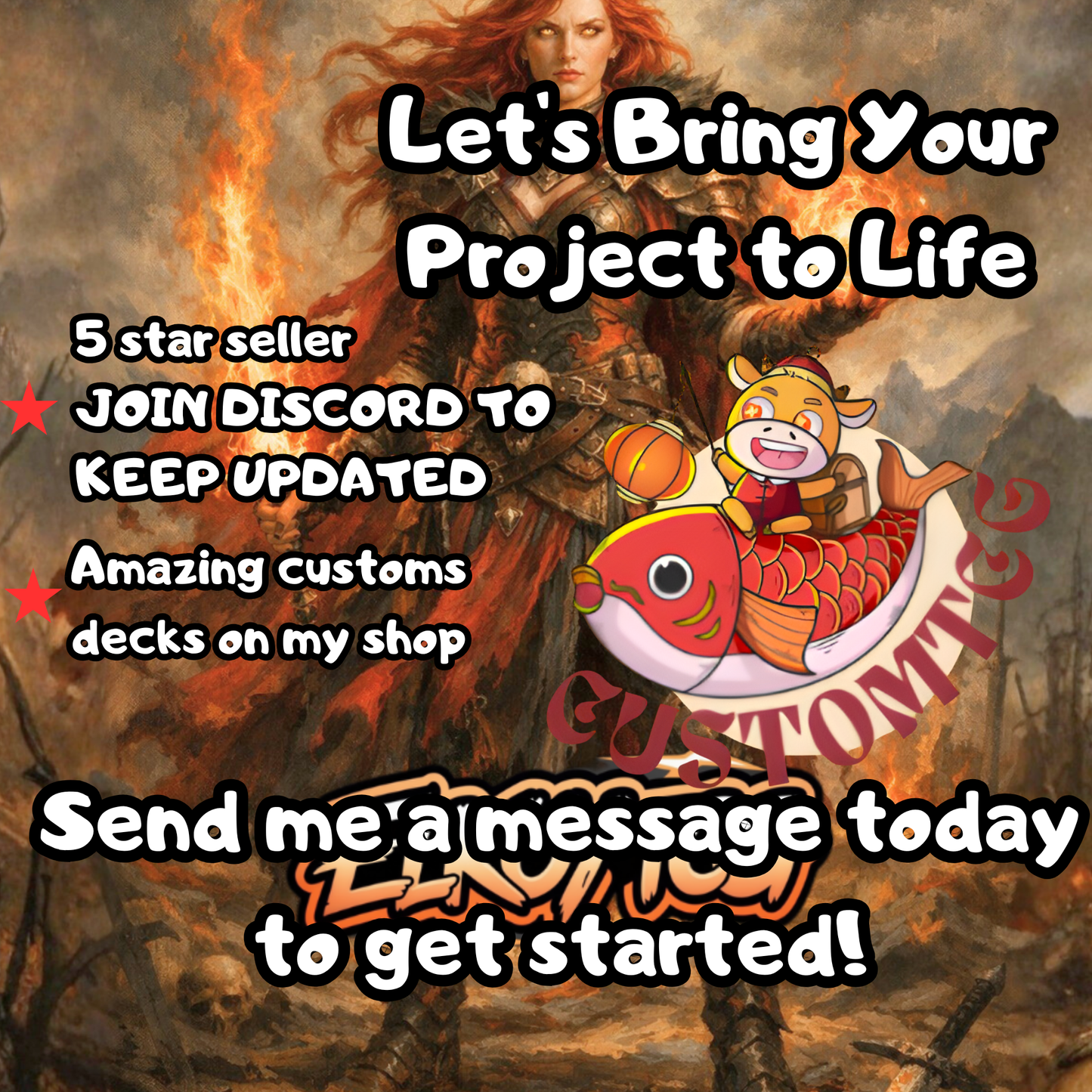 Rowan, Scion of War Custom Deck