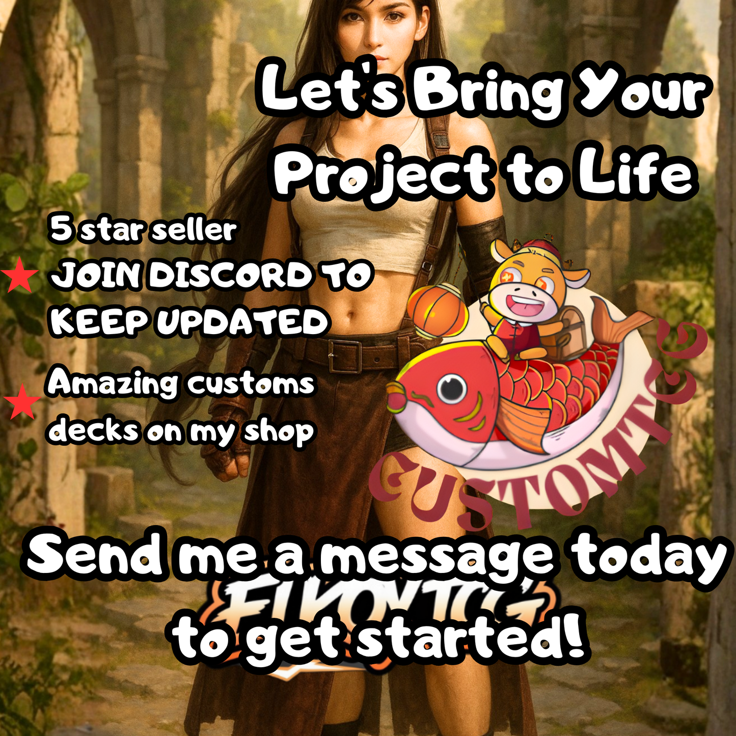 Tifa Lockhart Custom Deck