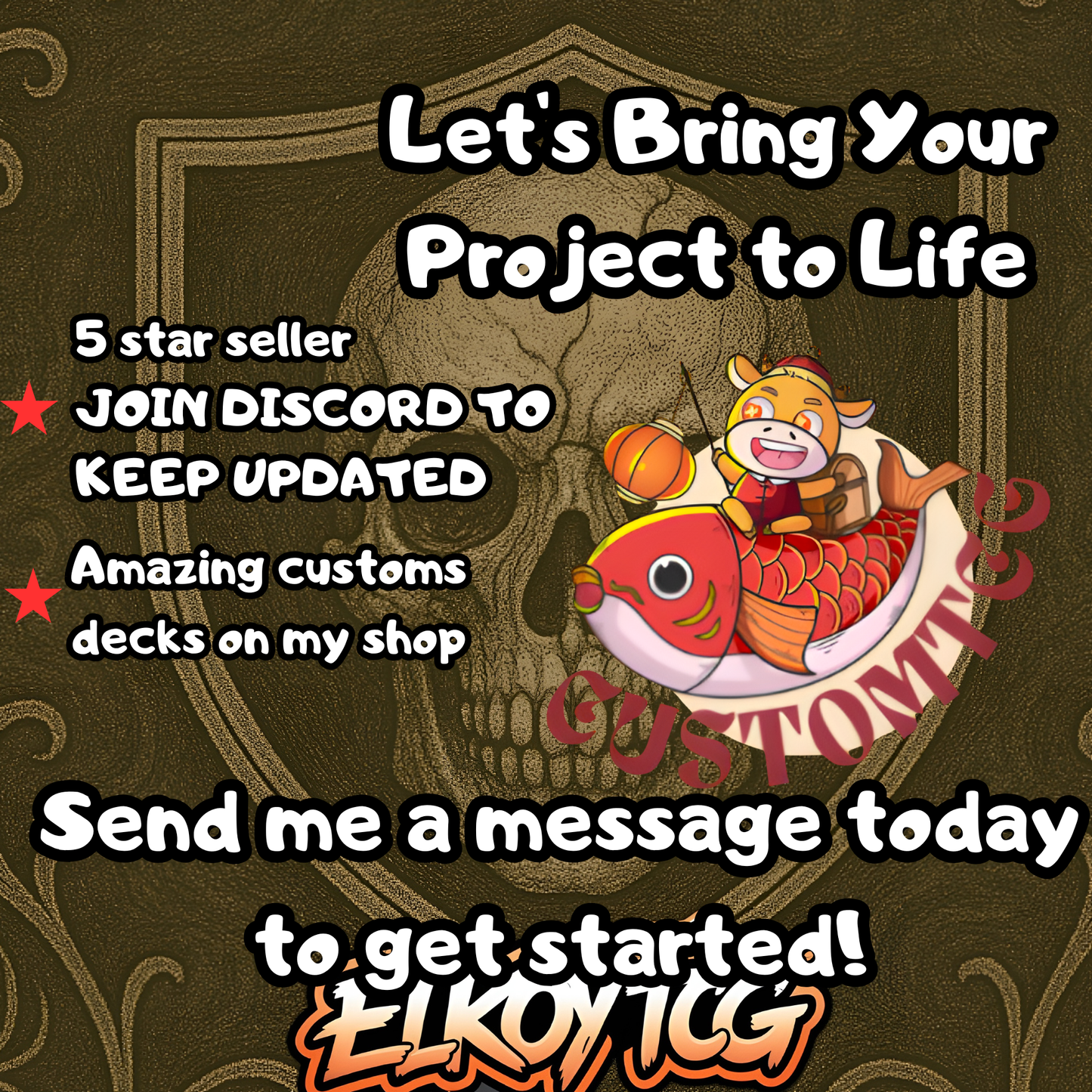 Addams Family Custom Deck