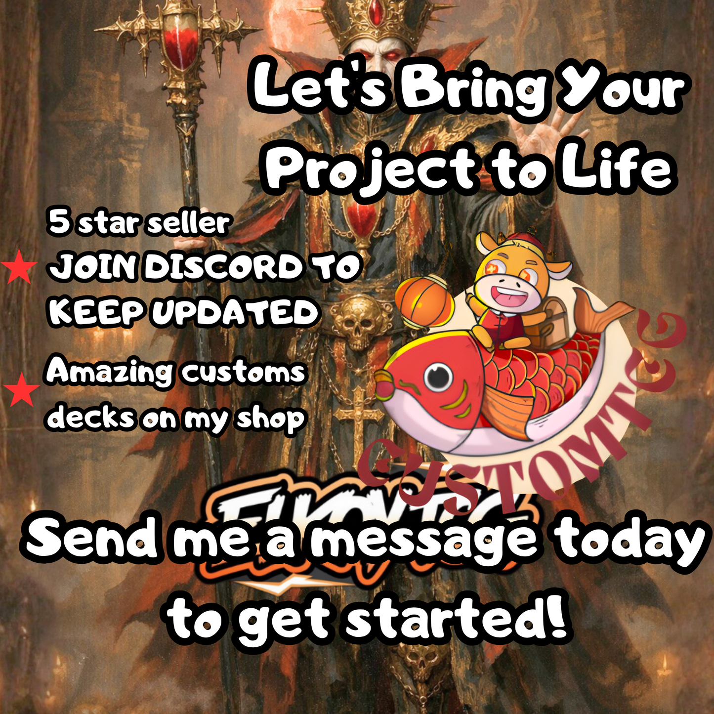 Clavileño, First of the Blessed — Custom Deck ✨🧛