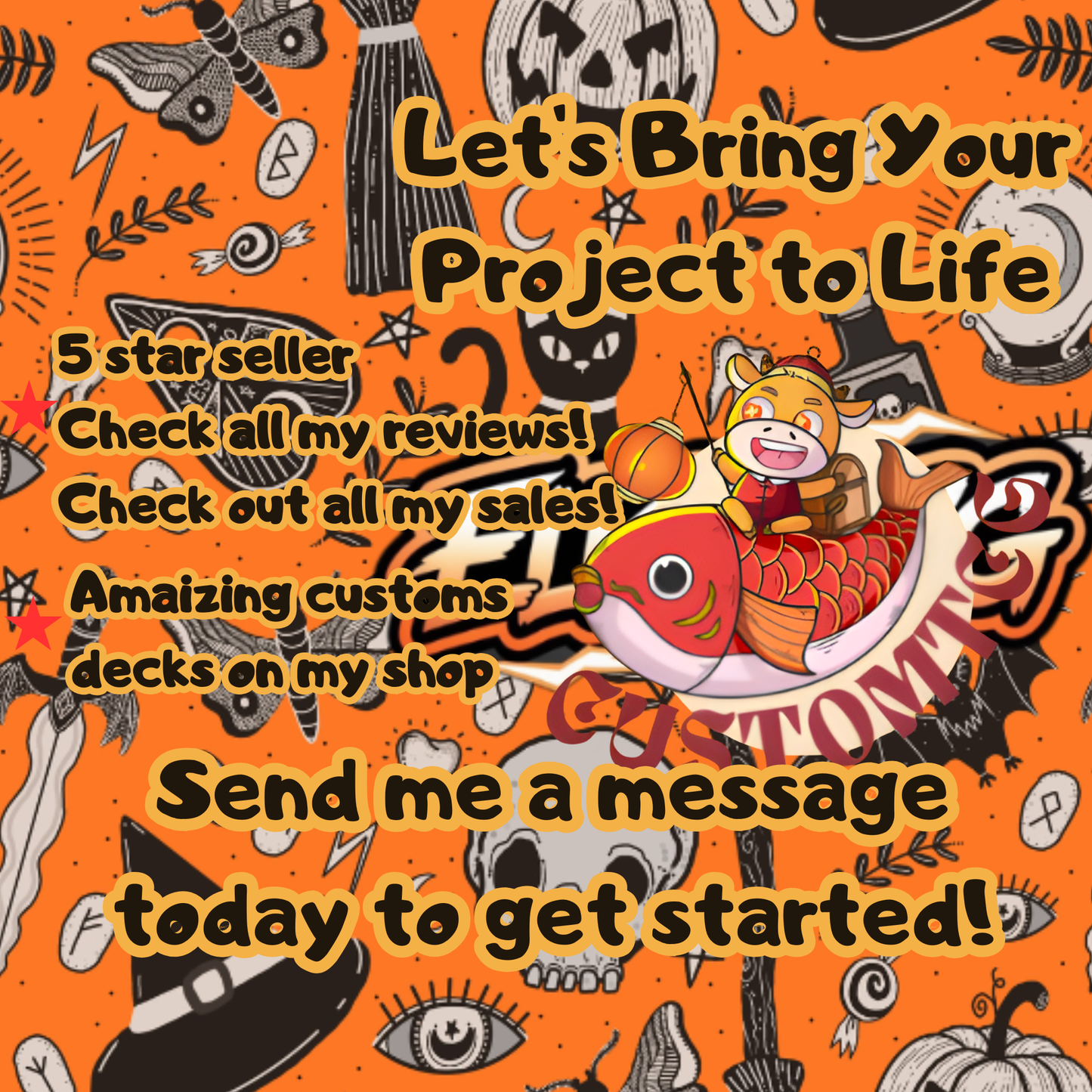 Locust Custom Halloween Deck