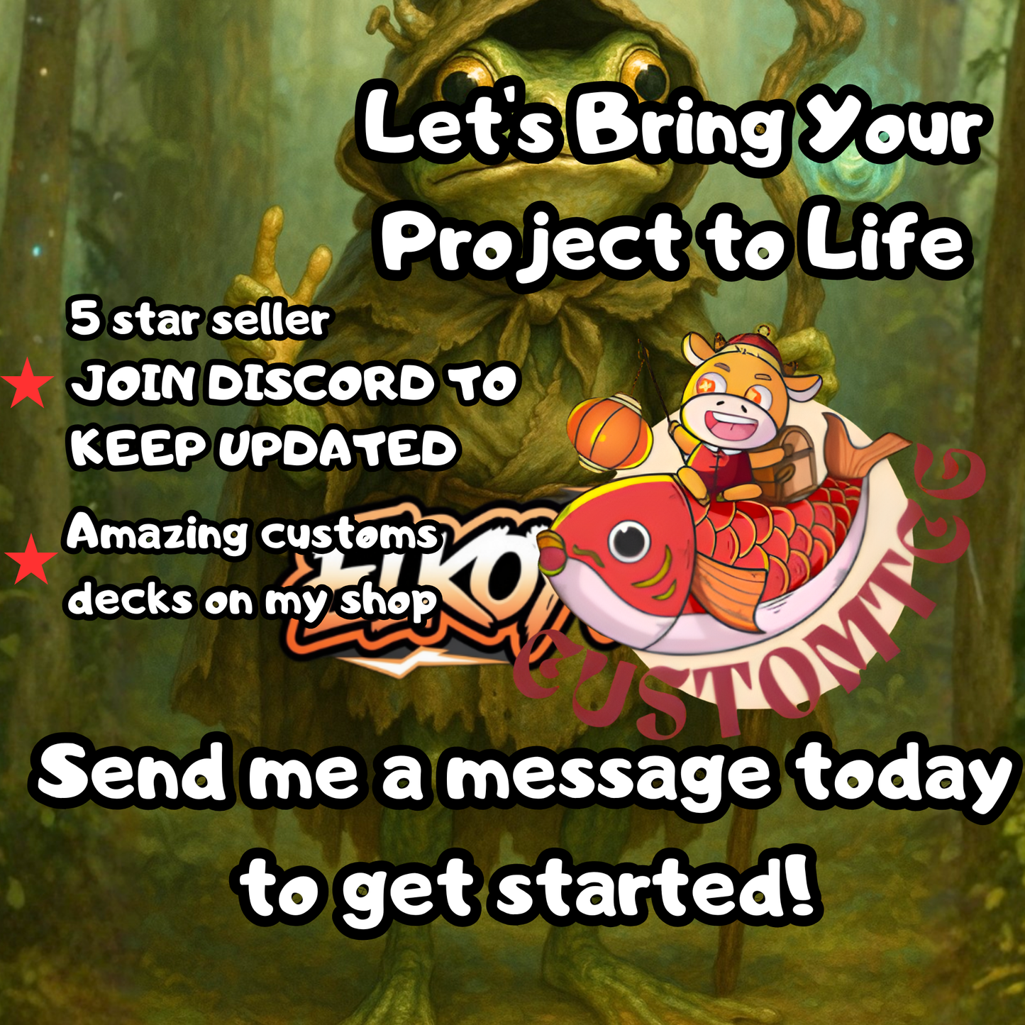 Helga, Skittish Seer Custom Deck