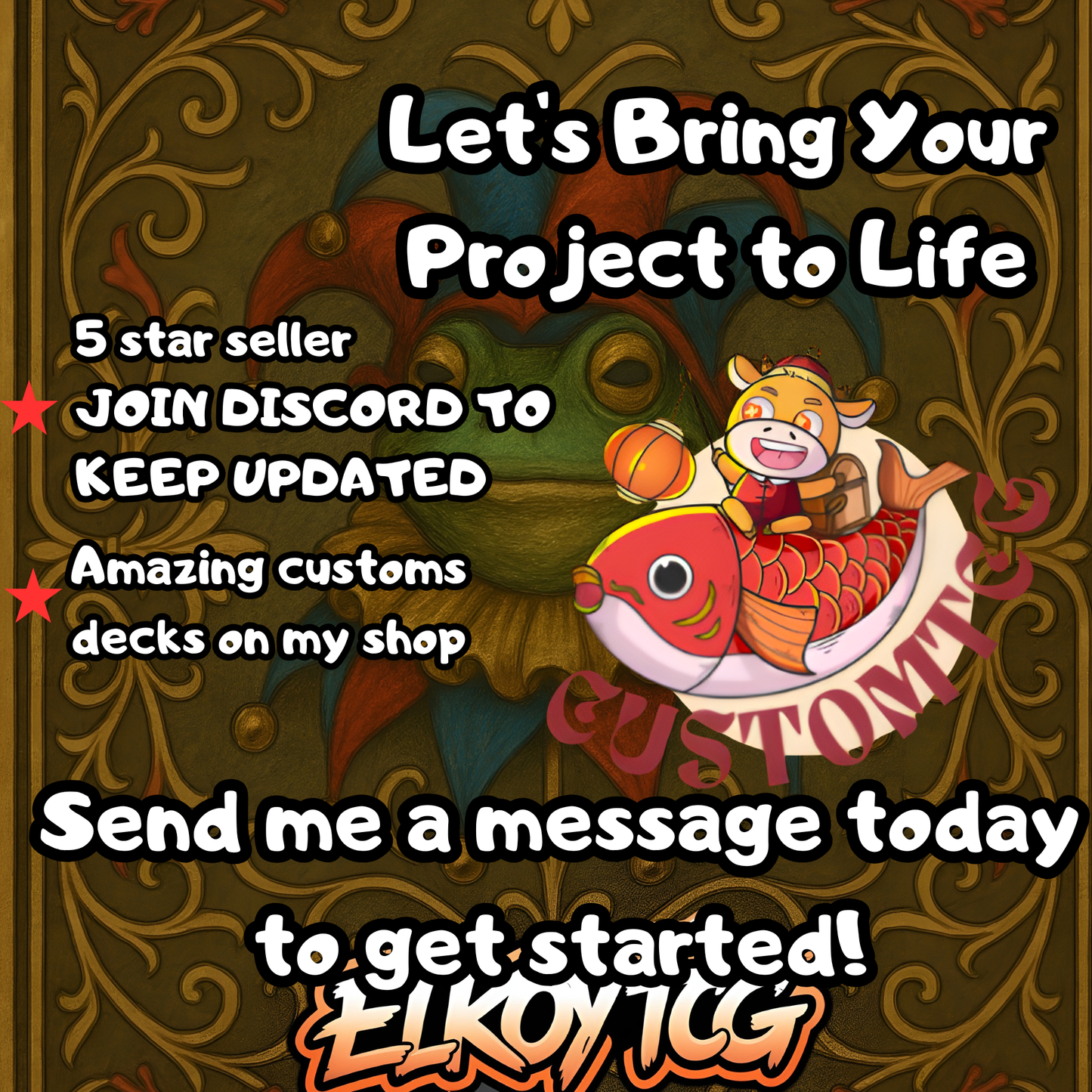 Flubs, the Fool V2.0 Custom Deck