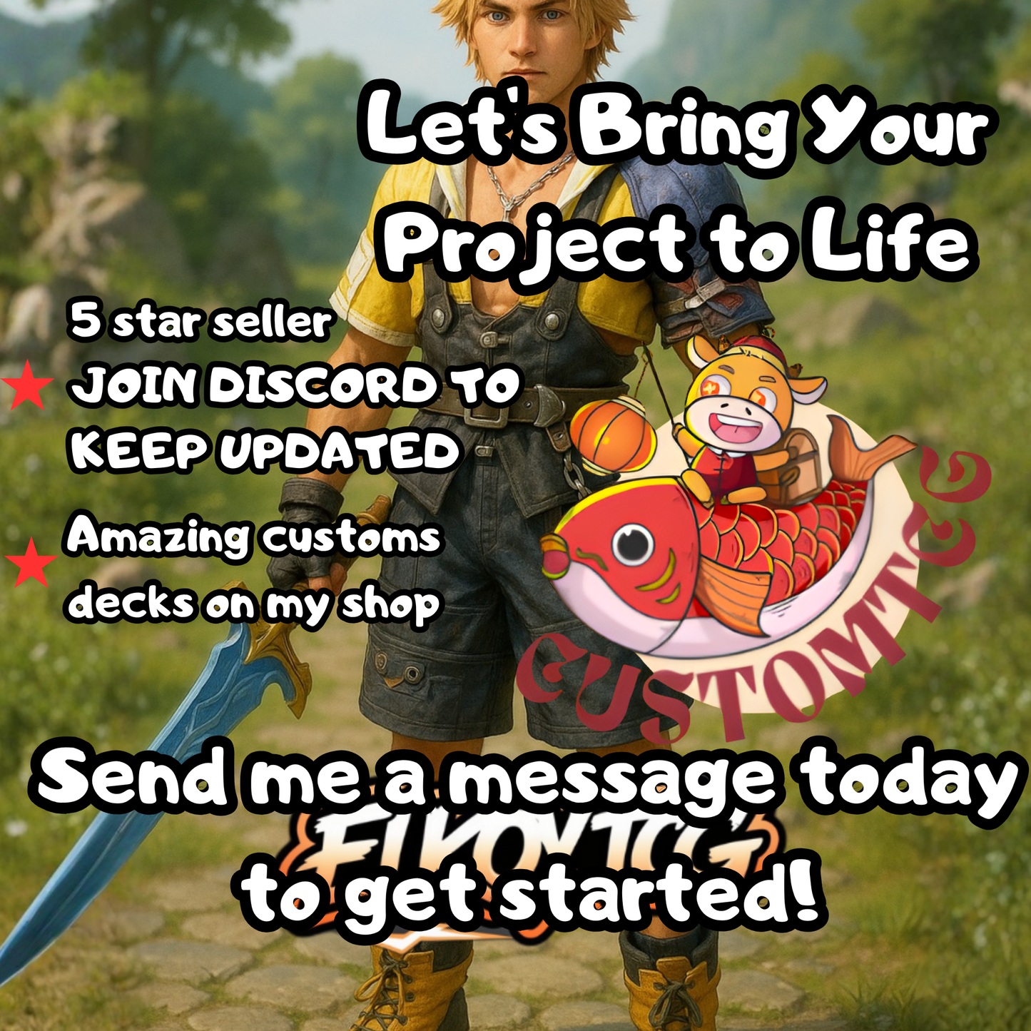 Tidus, Yuna’s Guardian Custom Deck