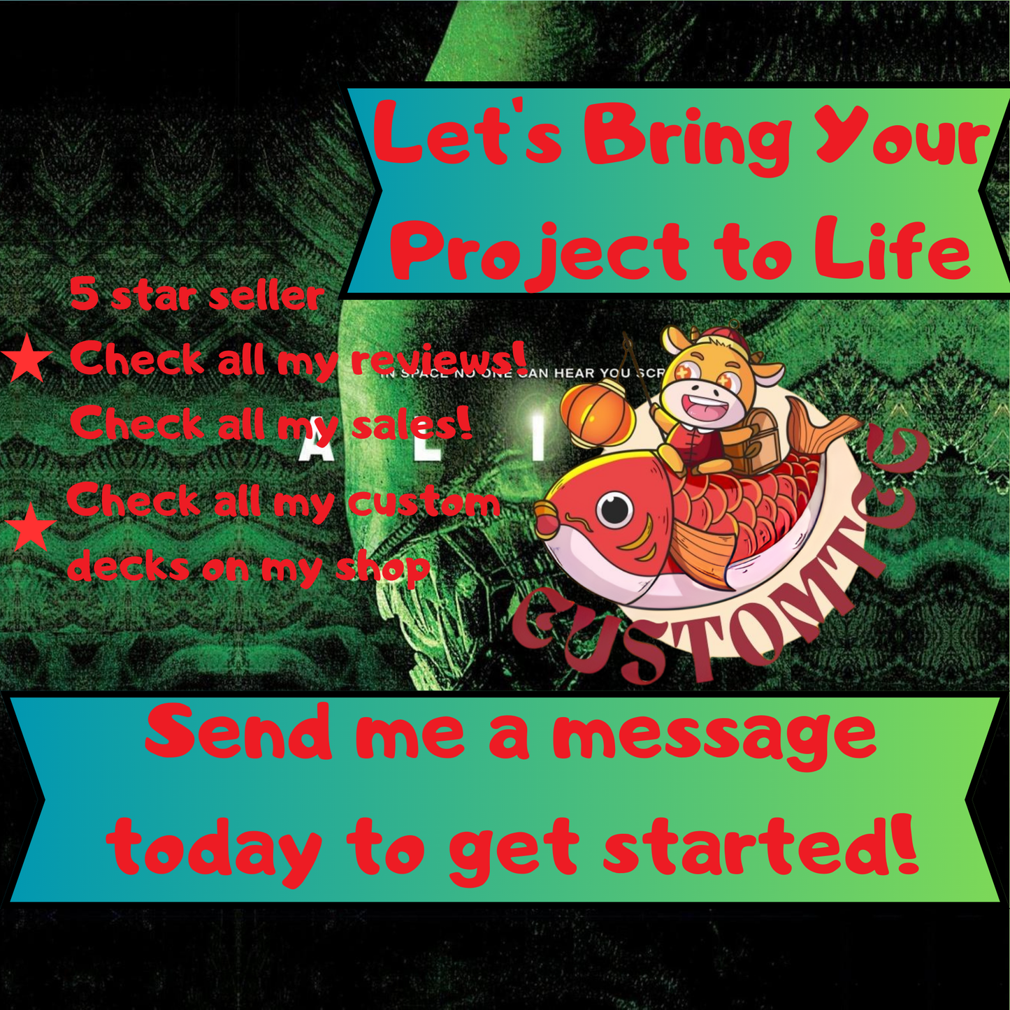 Aliens V1 Custom deck