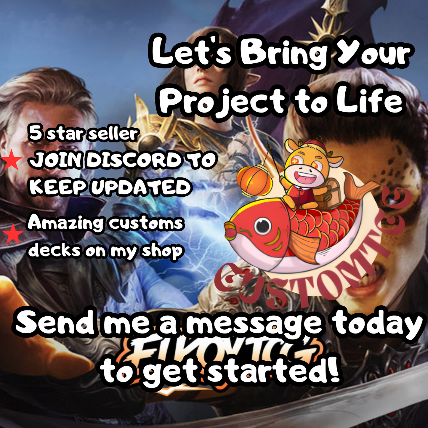 Baldur’s Gate Custom Deck