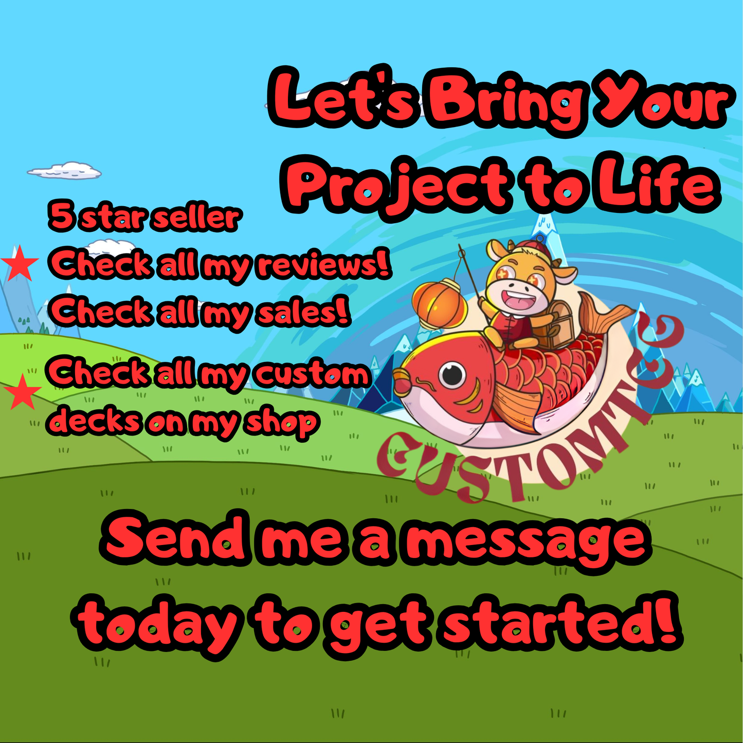 Adventure Time Custom Deck