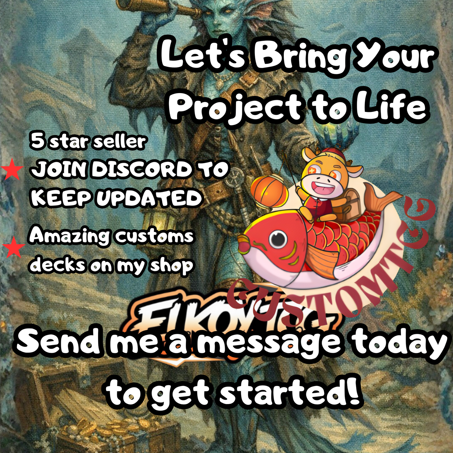 Morska, Undersea Sleuth Custom Deck