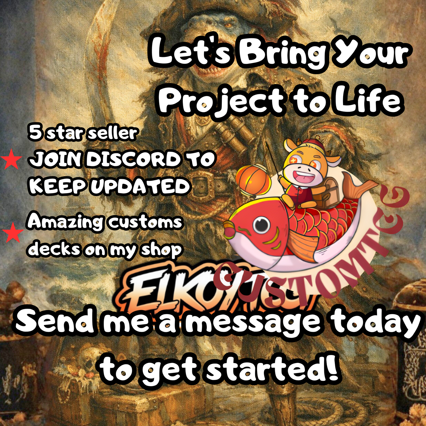 Captain Howler, Sea Scourge custom deck