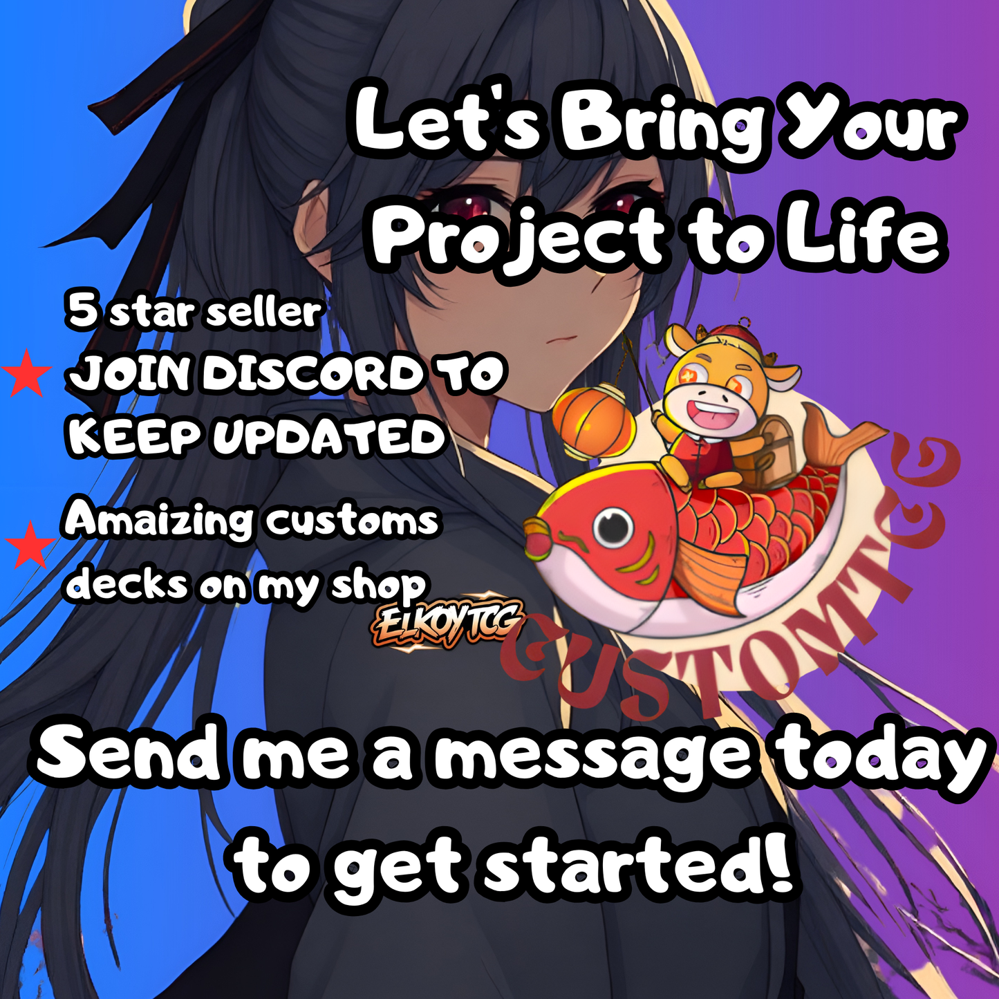 Yuriko Waifu Custom Deck