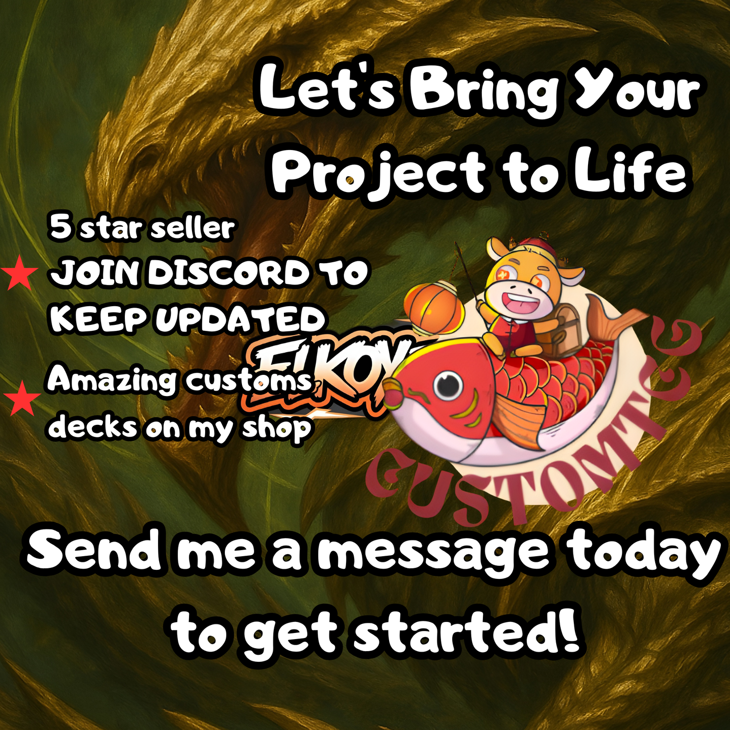 The First Sliver Custom Deck 🌟 - Bestseller 2024