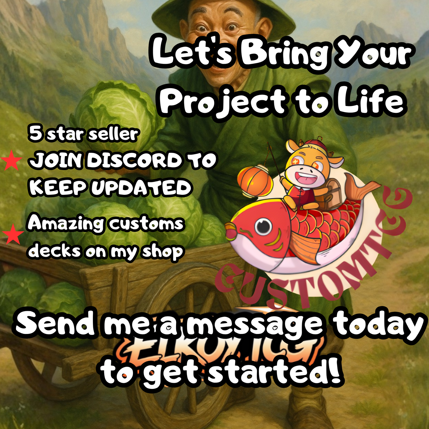 The Cabbage Merchant Custom Deck