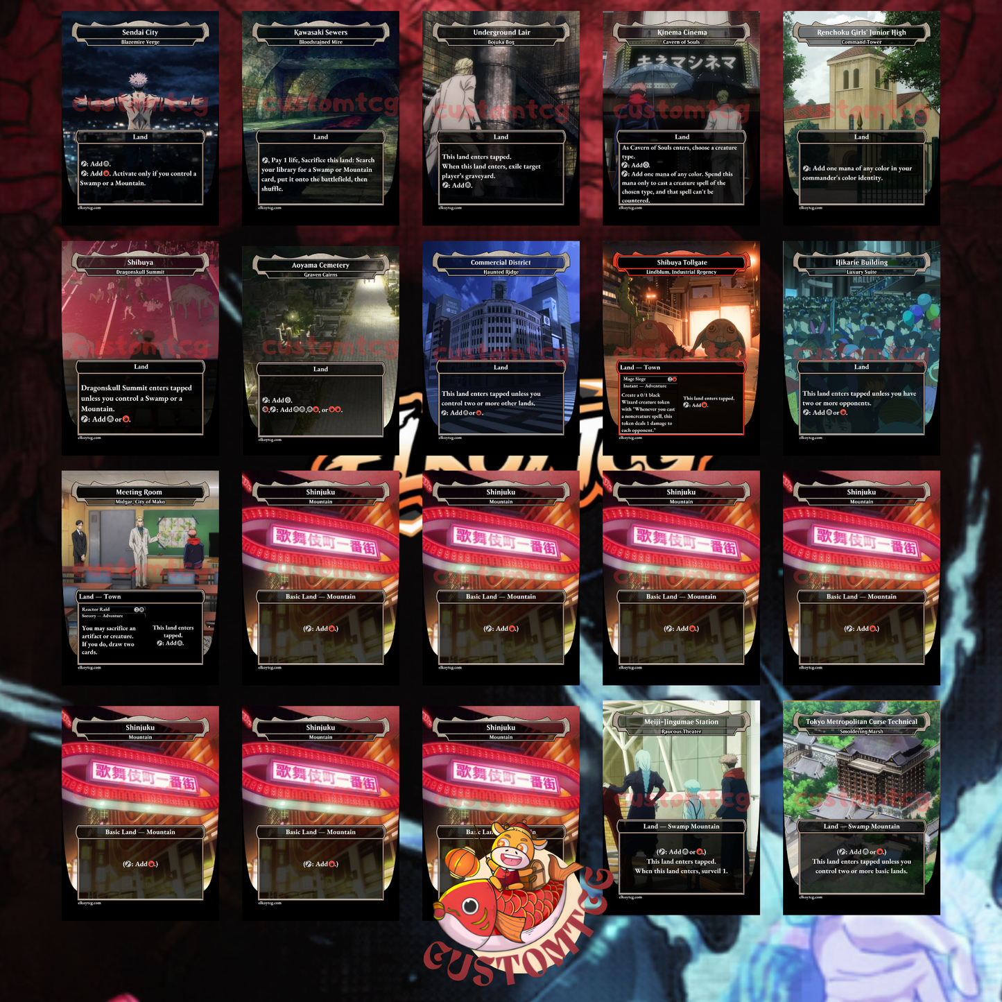Jujutsu Kaisen Custom Deck