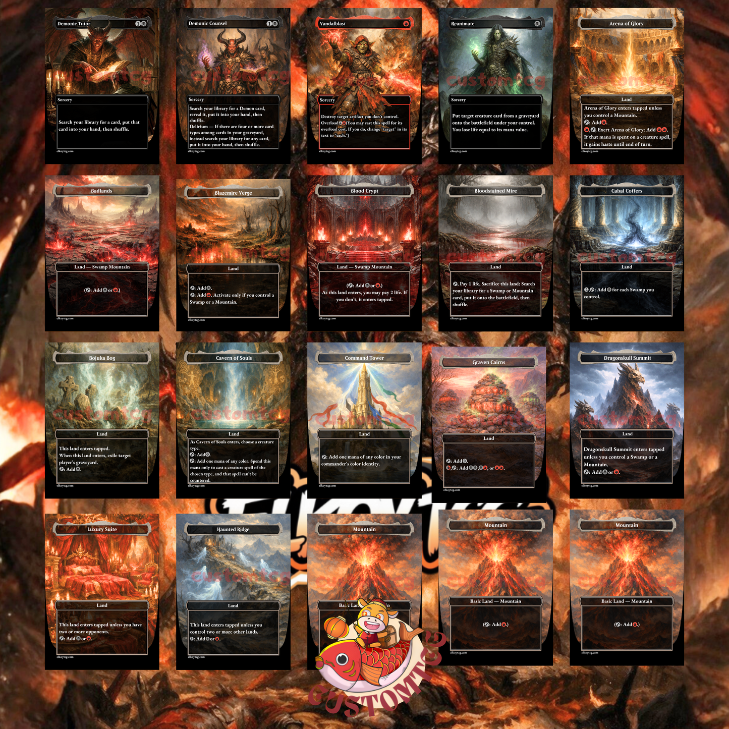 Rakdos, Lord of Riots Custom Deck