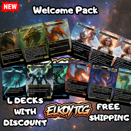 Welcome Pack – 4 Custom Commander Decks