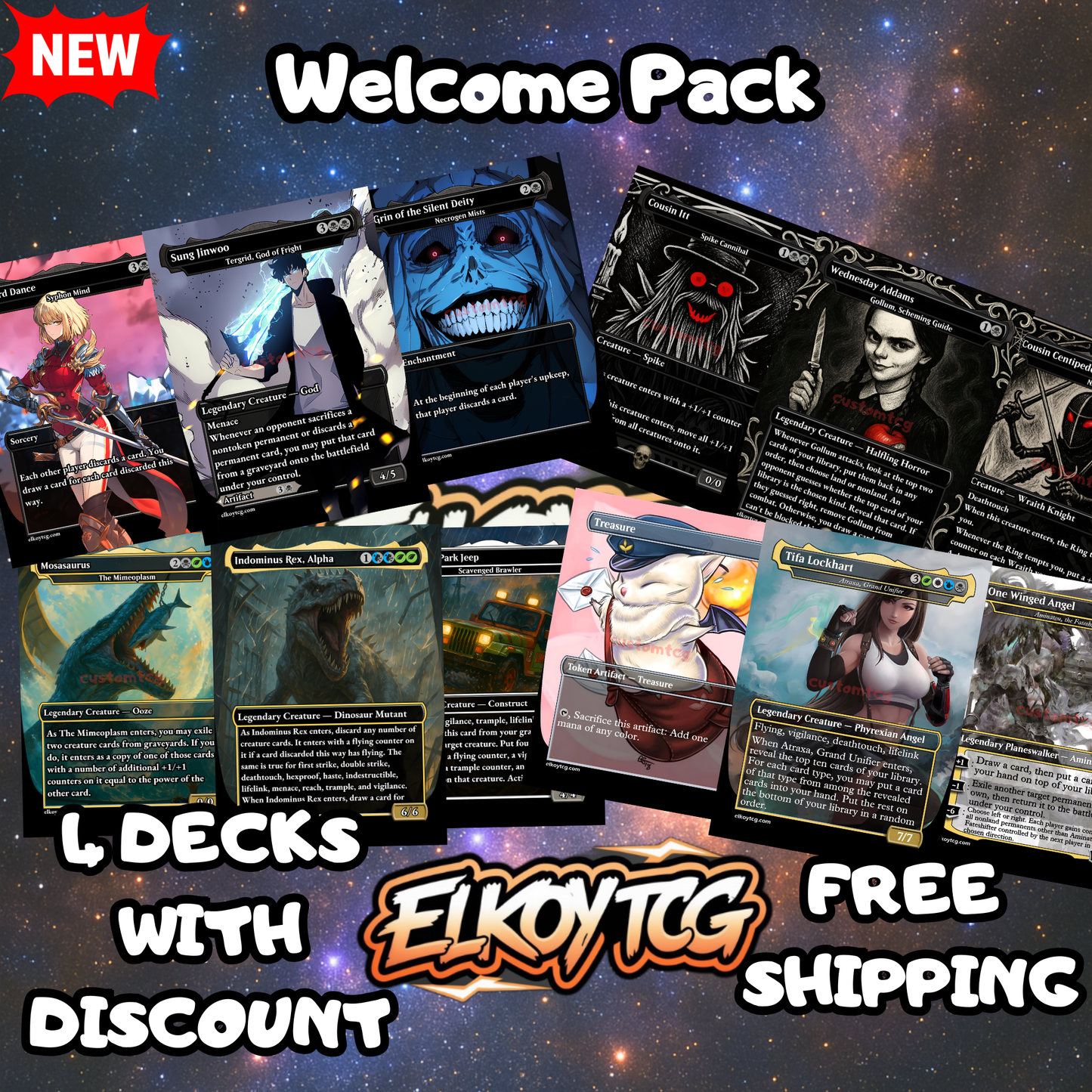 Welcome SUPER Pack V2 – 4 Custom Decks
