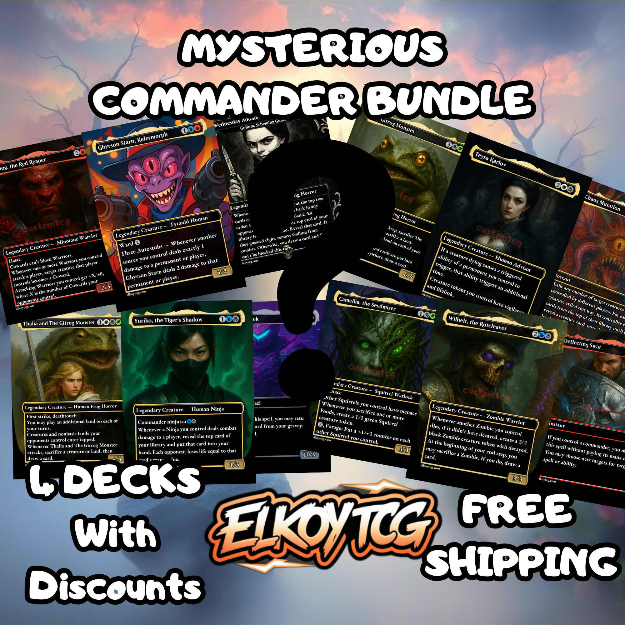 4 Decks - Mystery Bundle - Random Decks – ElkoyTCG